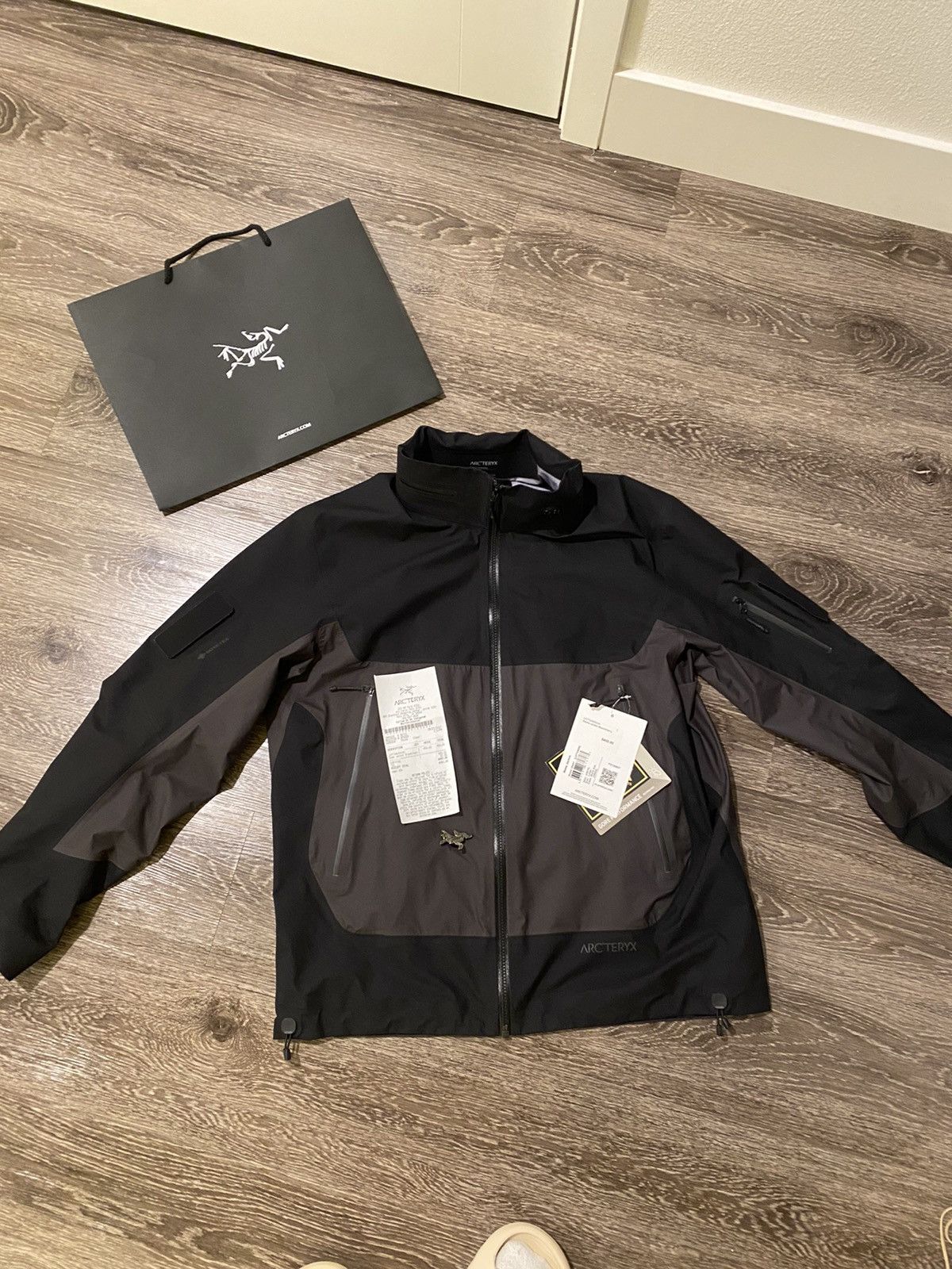 Arc'Teryx Arcteryx system a Dume Jacket Black Sz Large | Grailed