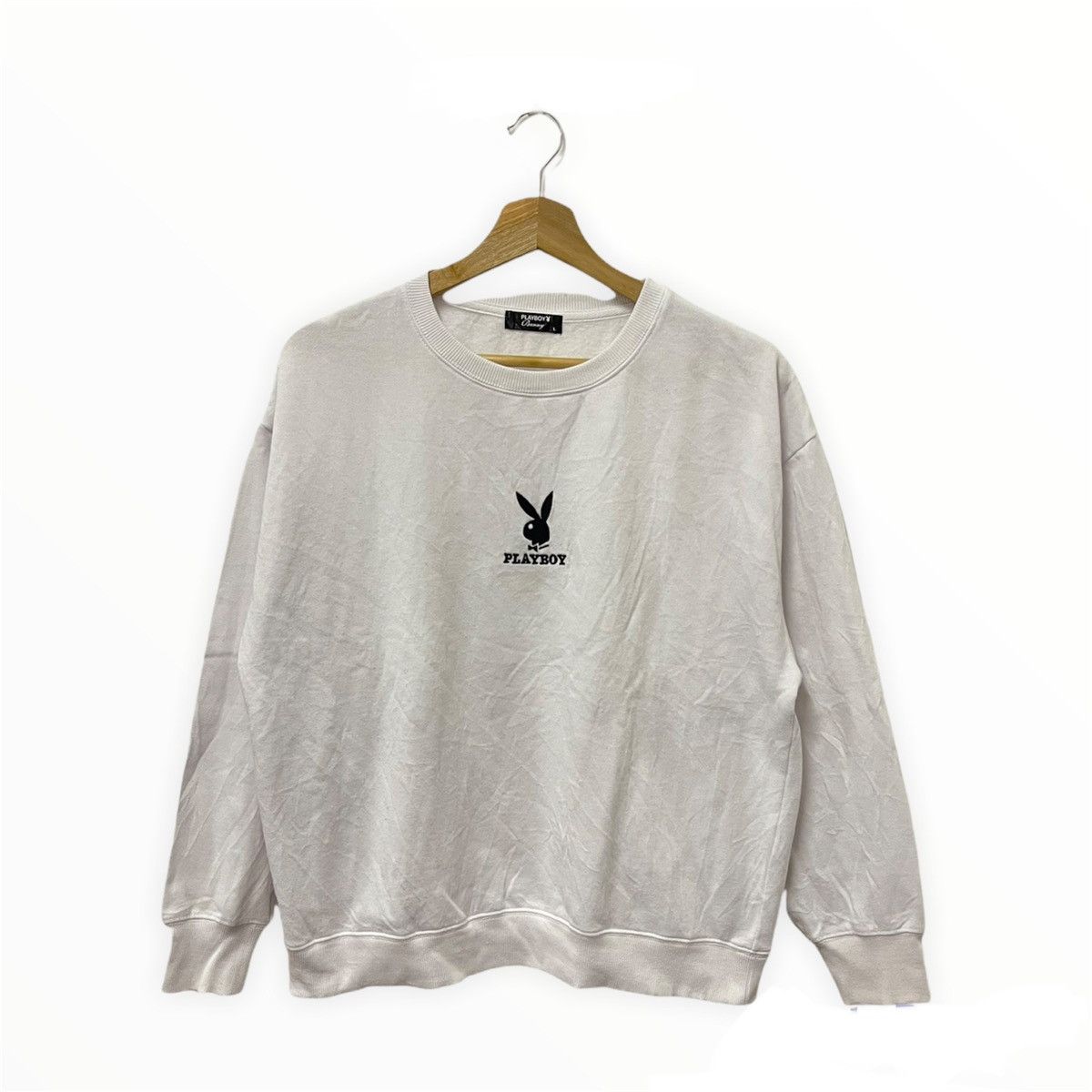 Vintage Playboy Mini Logo Embroidery Crewneck Sweatshirt