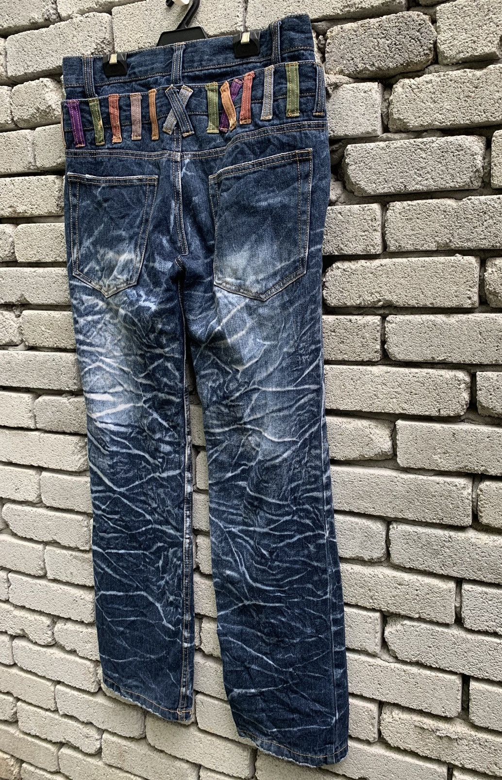 Japanese Brand Japanese Brand Nylaus Jeans Double Waist Denim Pants Size US 32 / EU 48 - 8 Thumbnail