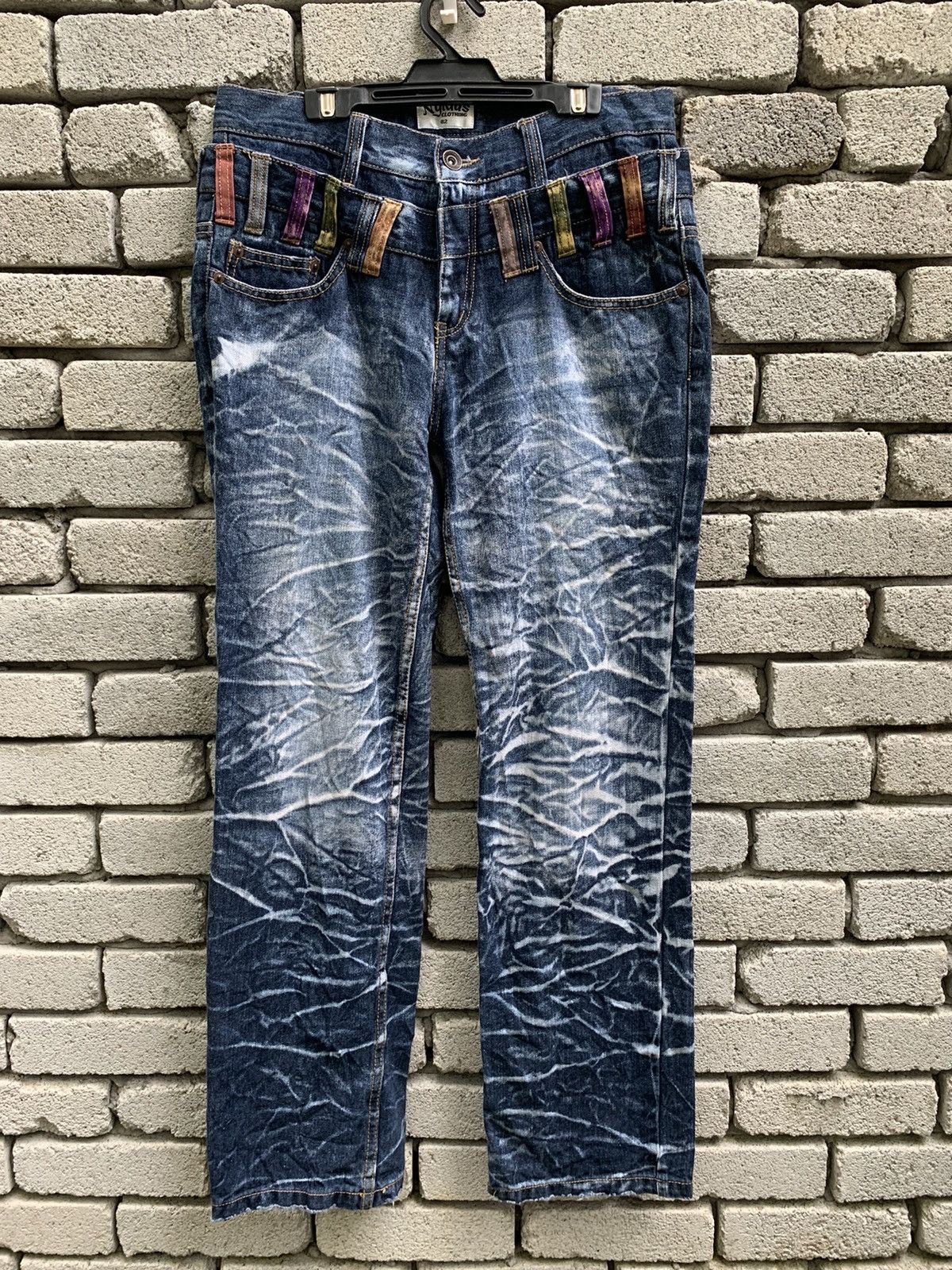 Japanese Brand Japanese Brand Nylaus Jeans Double Waist Denim Pants Size US 32 / EU 48 - 3 Thumbnail