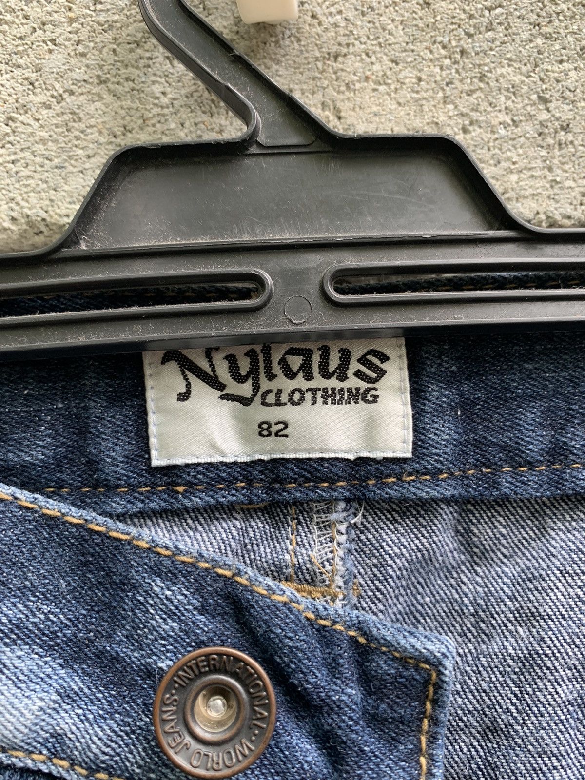 Japanese Brand Japanese Brand Nylaus Jeans Double Waist Denim Pants Size US 32 / EU 48 - 13 Thumbnail