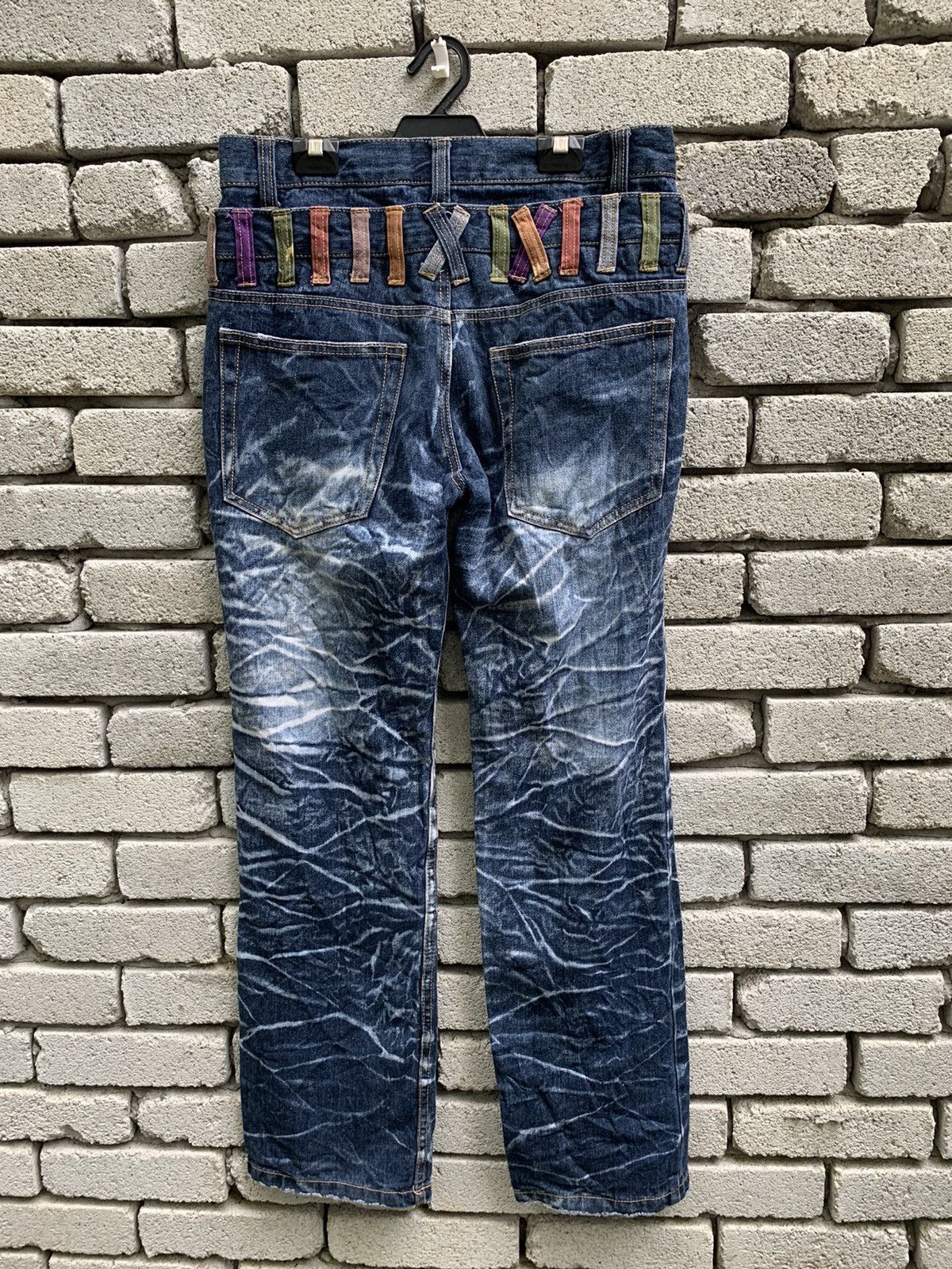 Japanese Brand Japanese Brand Nylaus Jeans Double Waist Denim Pants Size US 32 / EU 48 - 6 Thumbnail