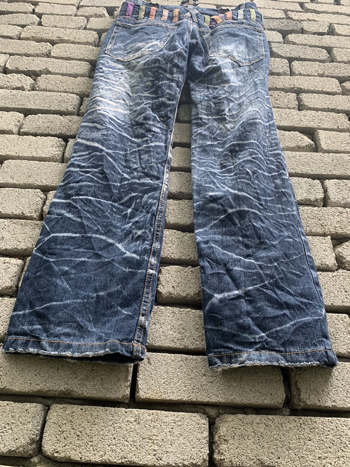 Japanese Brand Japanese Brand Nylaus Jeans Double Waist Denim Pants Size US 32 / EU 48 - 11 Thumbnail