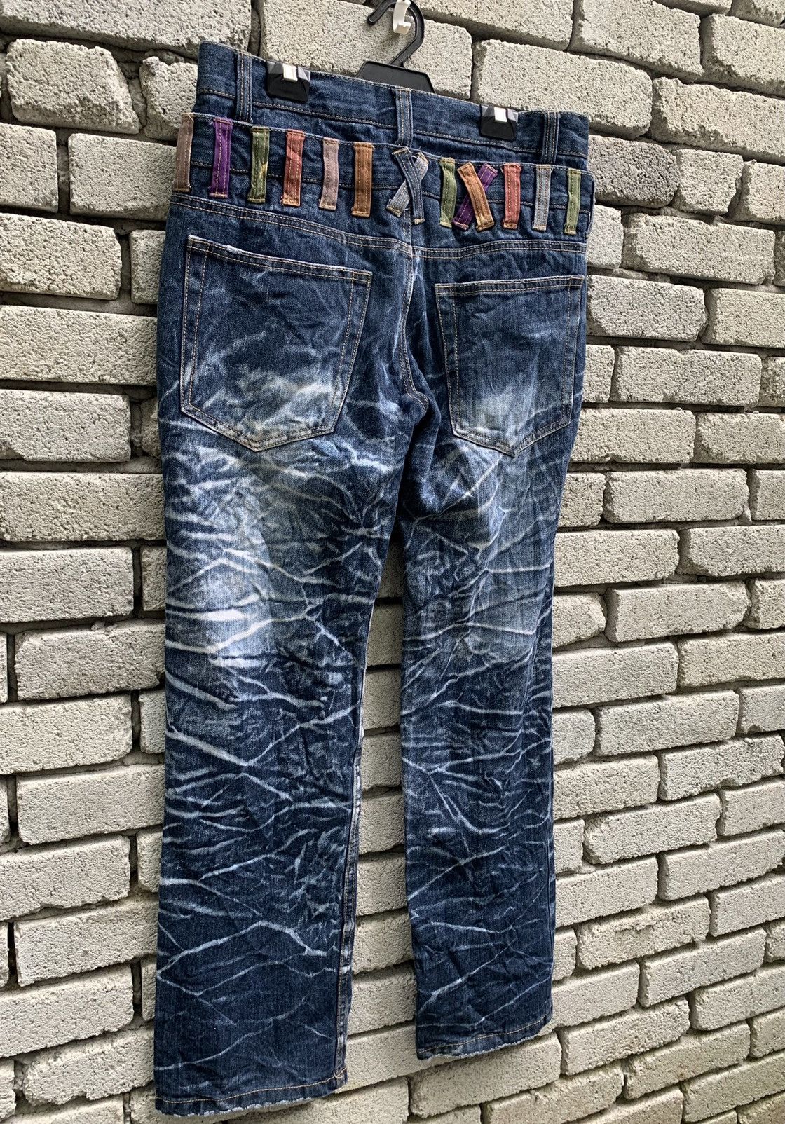 Japanese Brand Japanese Brand Nylaus Jeans Double Waist Denim Pants Size US 32 / EU 48 - 7 Thumbnail