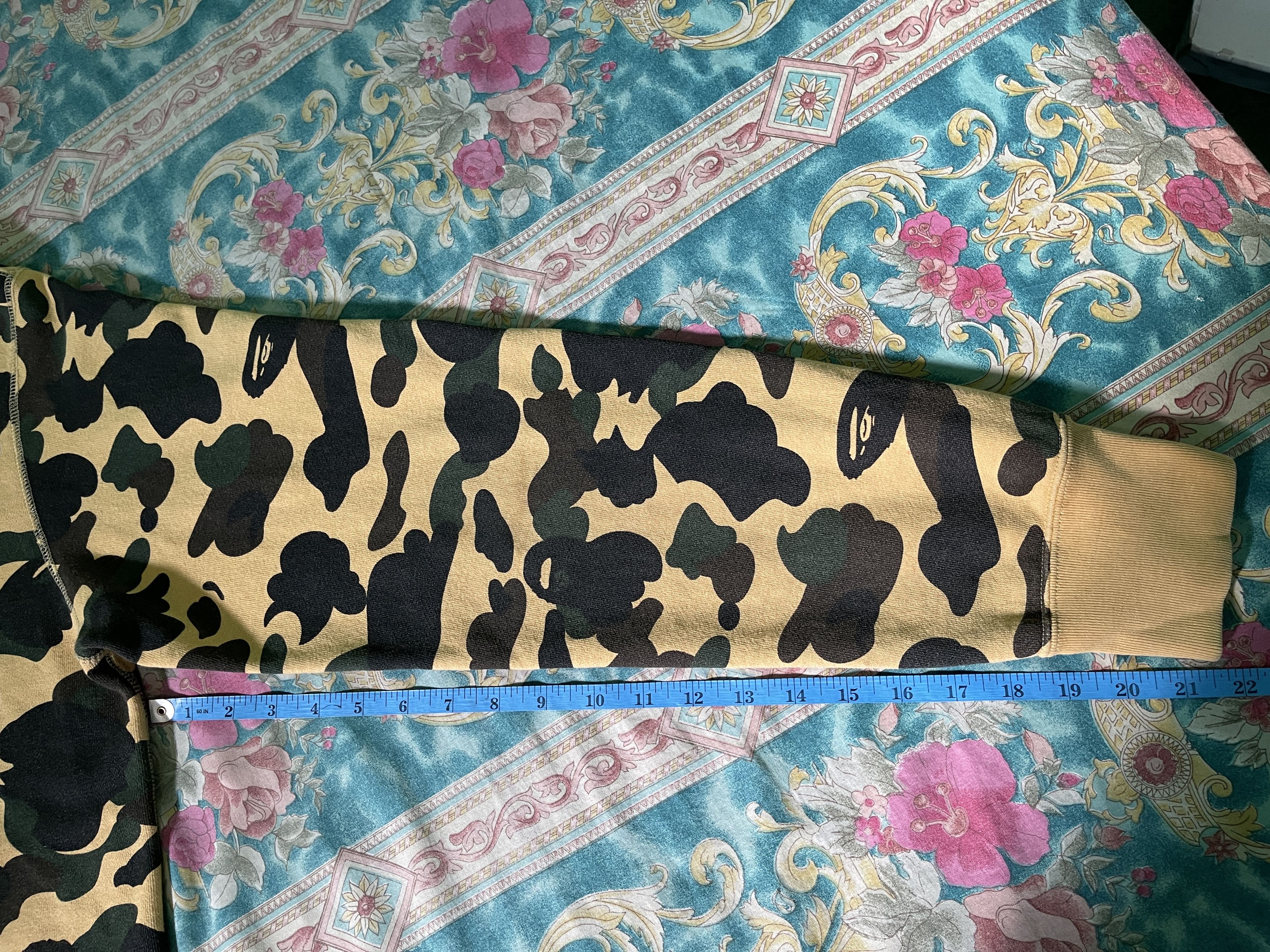 Bape Hoodie Bape Yellow Camo Size US XL / EU 56 / 4 - 20 Thumbnail