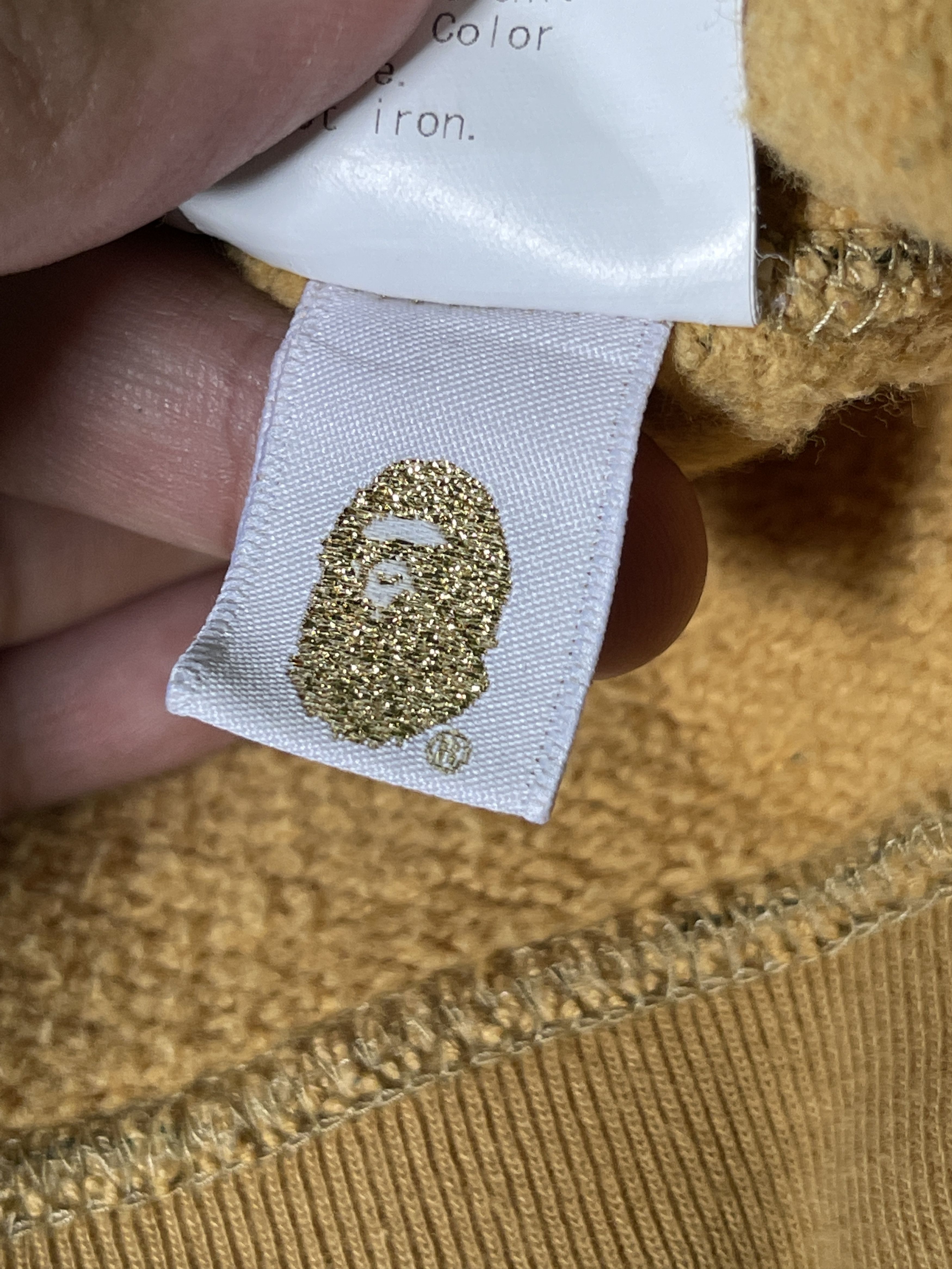 Bape Hoodie Bape Yellow Camo Size US XL / EU 56 / 4 - 10 Thumbnail