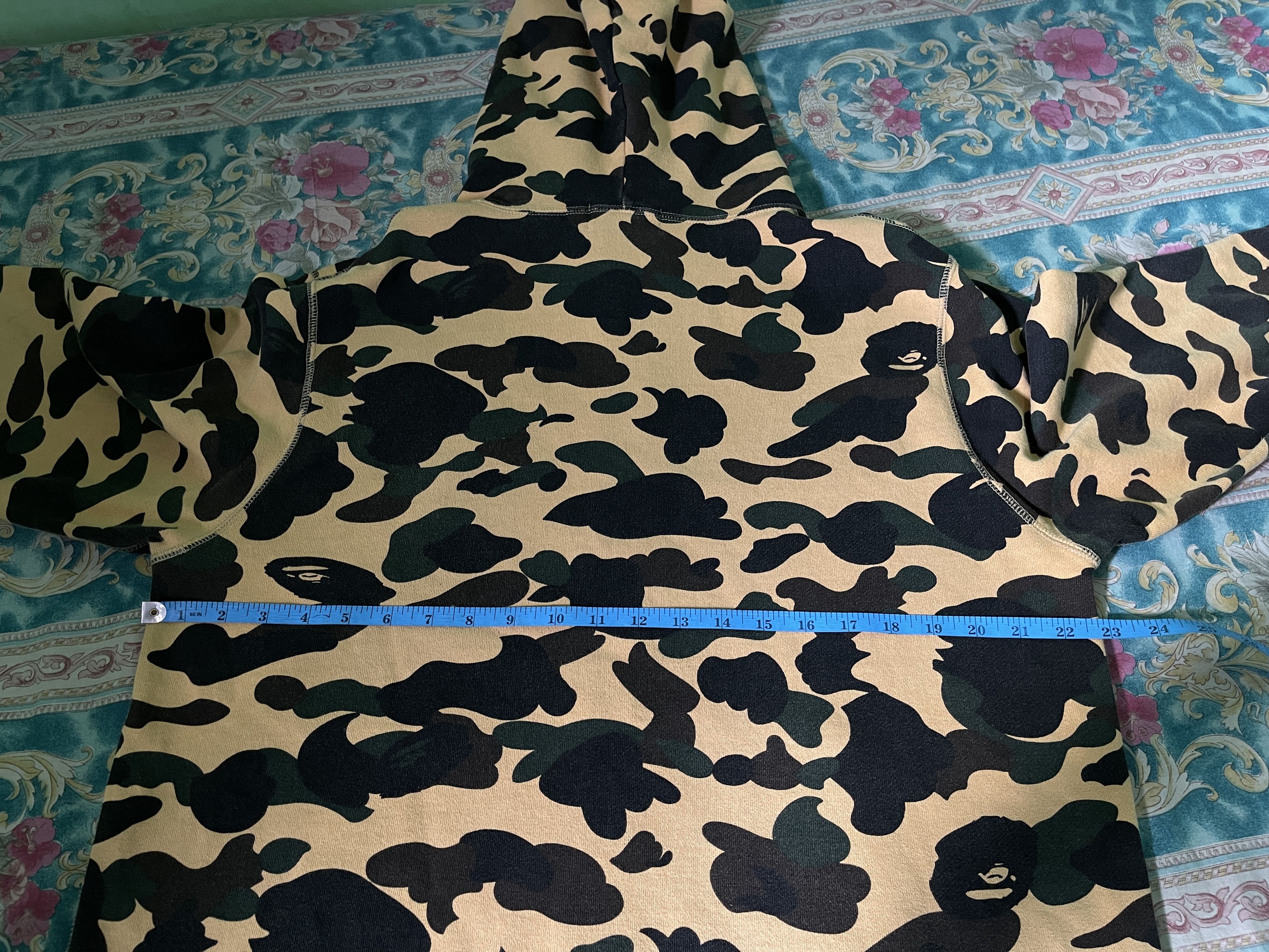 Bape Hoodie Bape Yellow Camo Size US XL / EU 56 / 4 - 21 Thumbnail