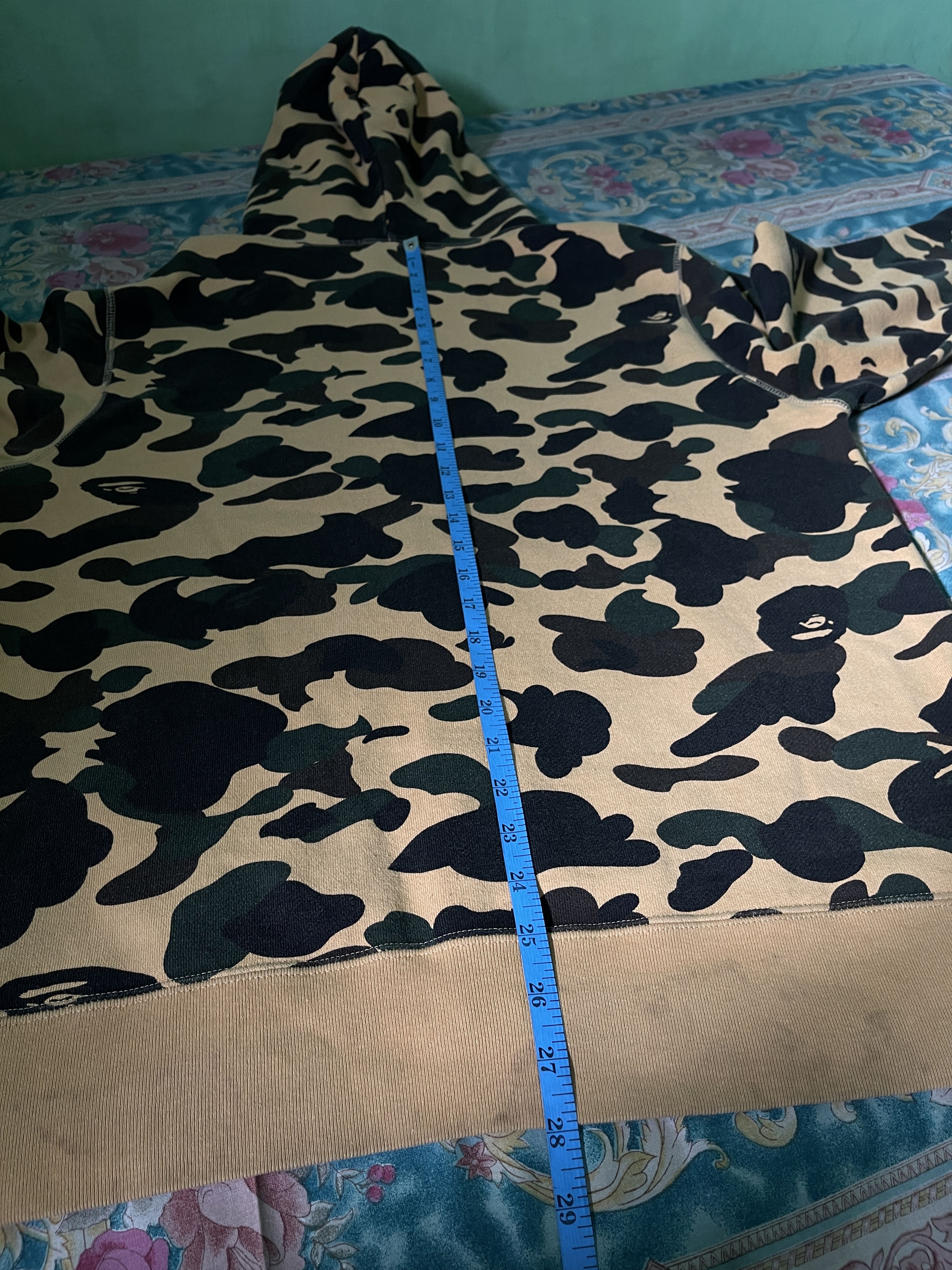 Bape Hoodie Bape Yellow Camo Size US XL / EU 56 / 4 - 22 Thumbnail