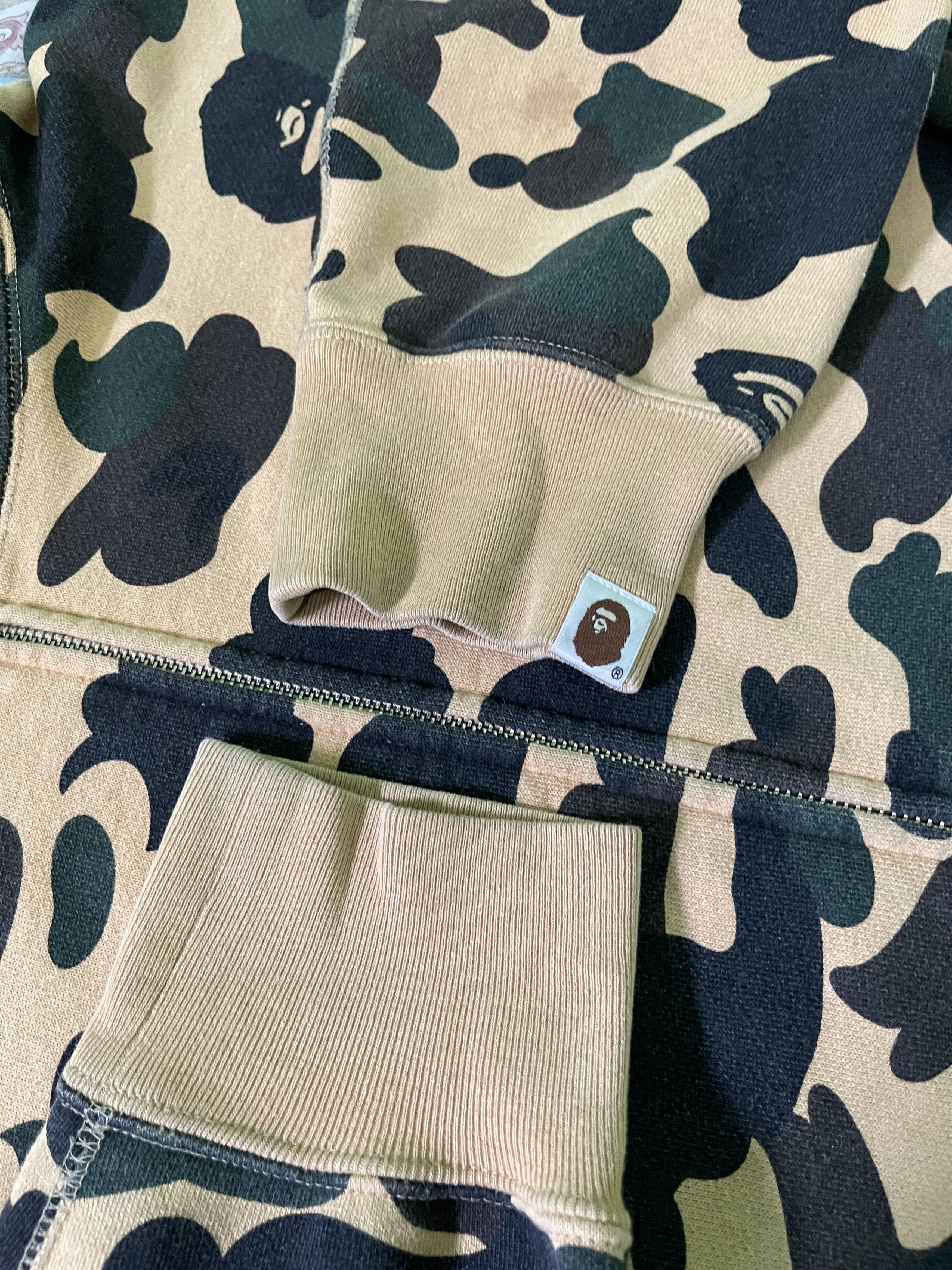 Bape Hoodie Bape Yellow Camo Size US XL / EU 56 / 4 - 19 Thumbnail