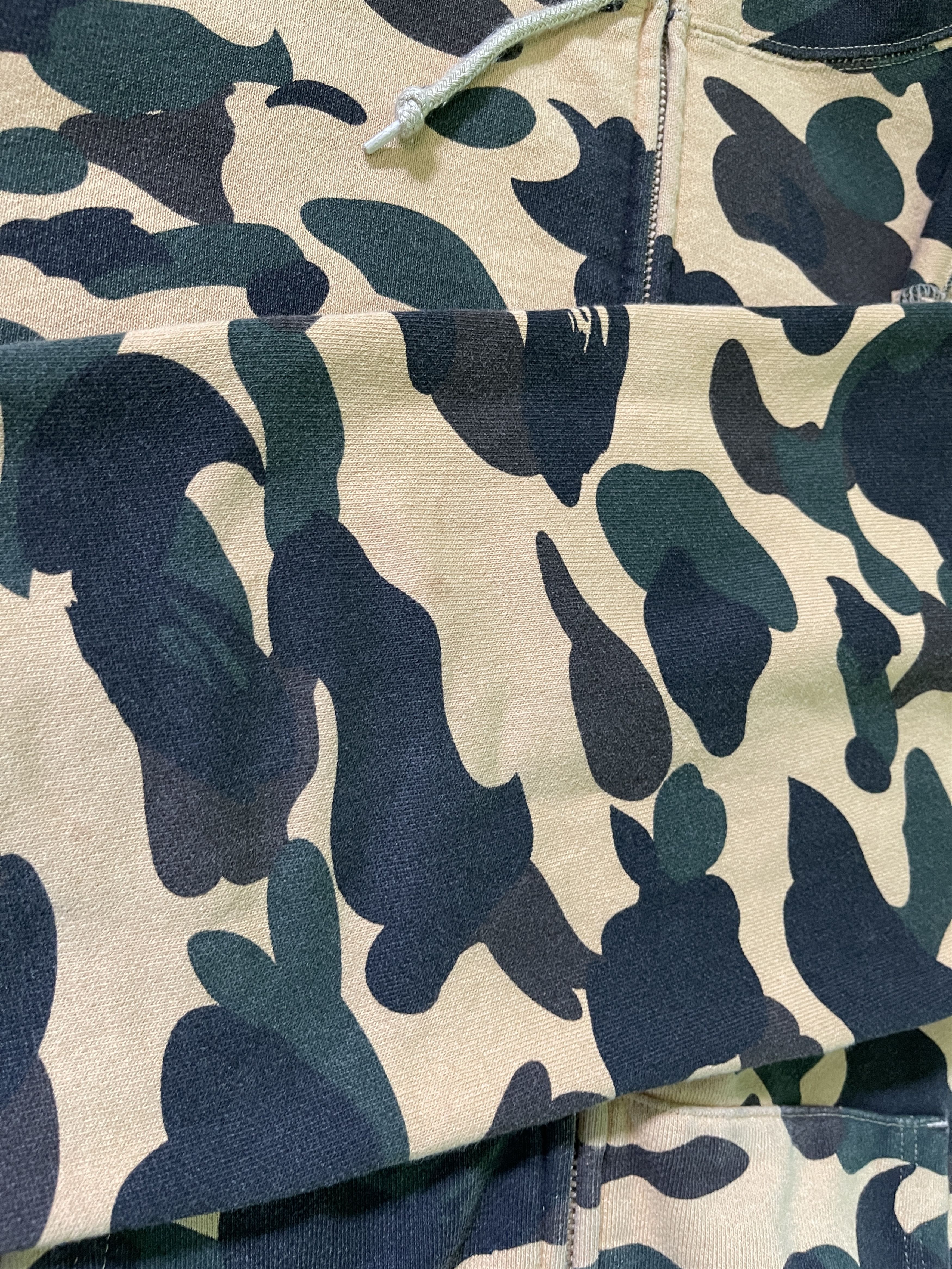 Bape Hoodie Bape Yellow Camo Size US XL / EU 56 / 4 - 16 Thumbnail