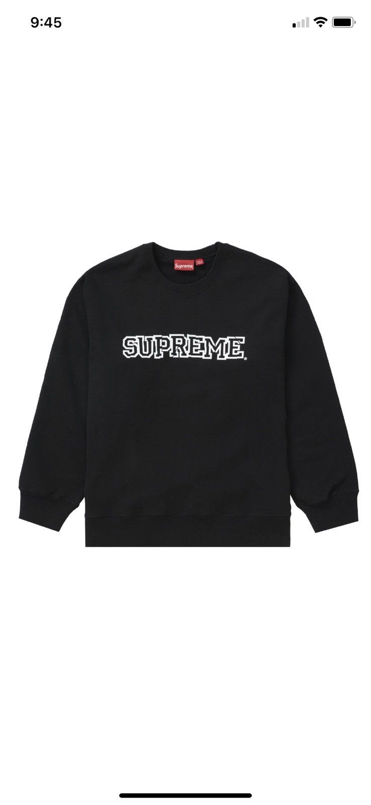 Supreme Supreme Shattered Logo Crewneck | Grailed