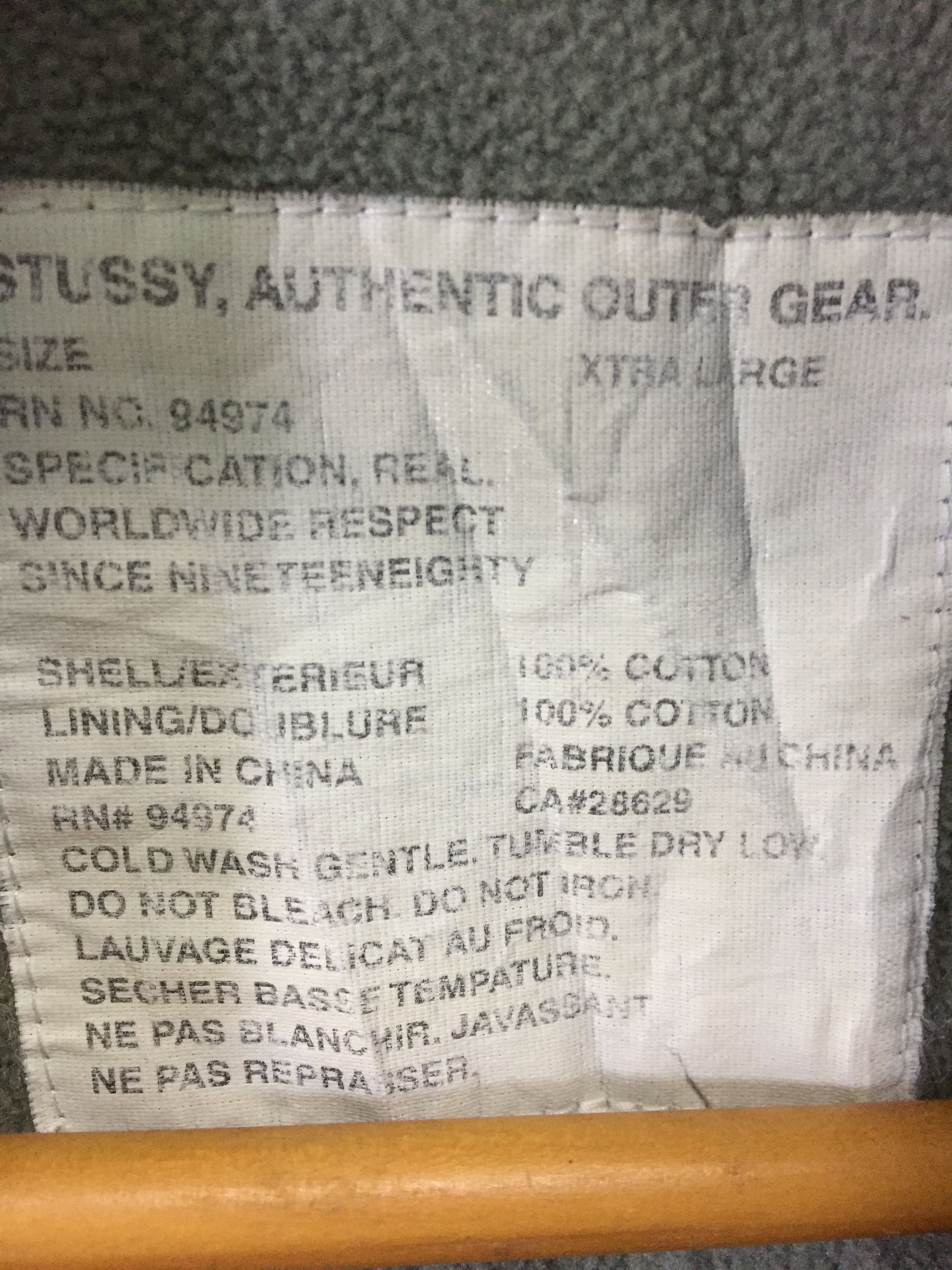 Designer × Stussy Stussy gear parkas Size US XL / EU 56 / 4 - 4 Thumbnail