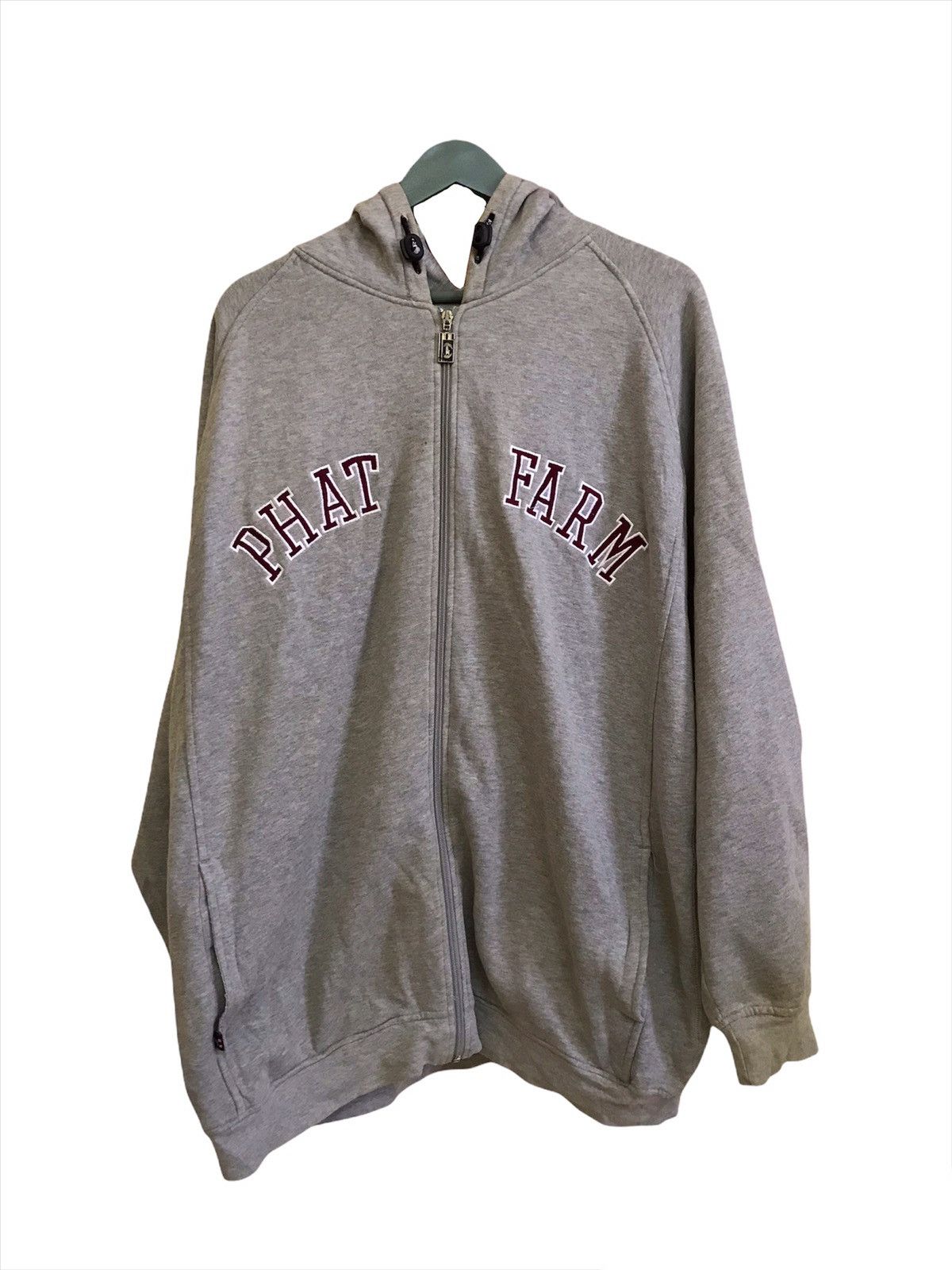 Phat Farm × Vintage Vintage Phat Farm Zipped Hoodie Size US XXL / EU 58 / 5 - 1 Thumbnail
