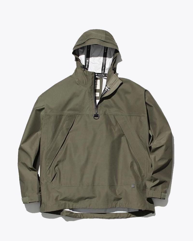 Snow Peak SNOW PEAK FR 3L PULLOVER RAIN JACKET | Grailed