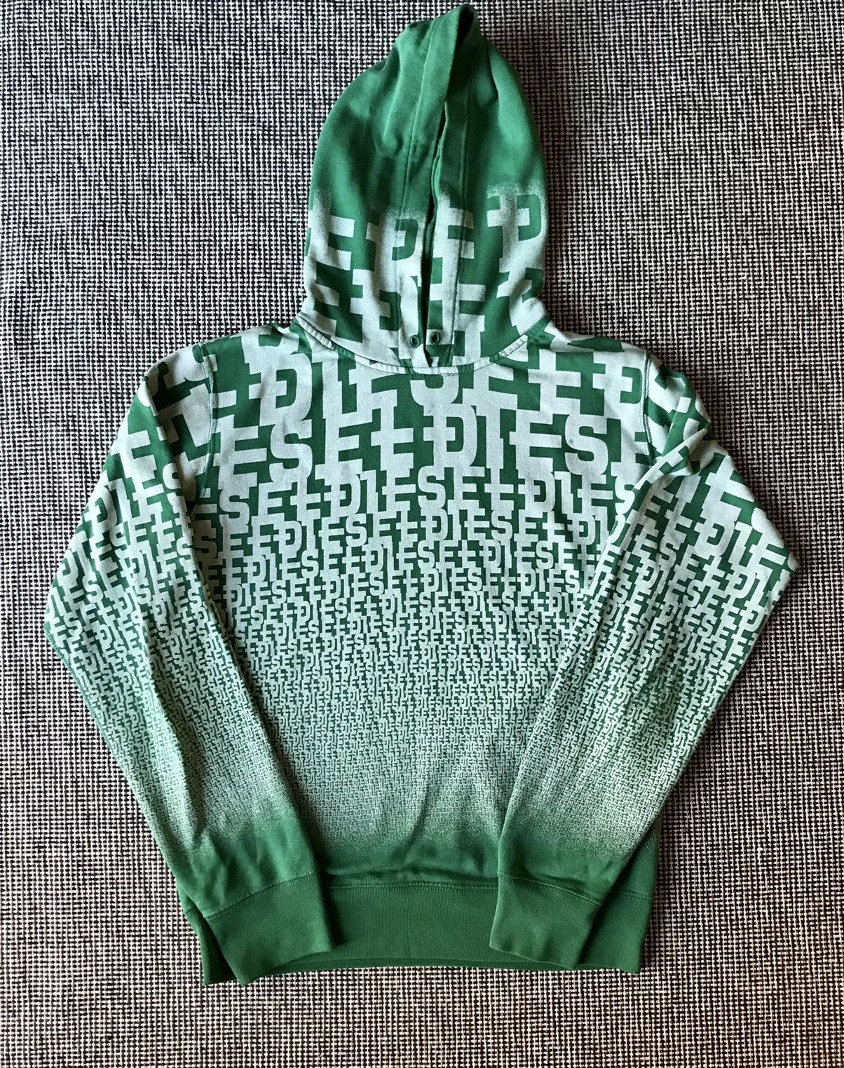 VTG Diesel monogram hoodie spell out