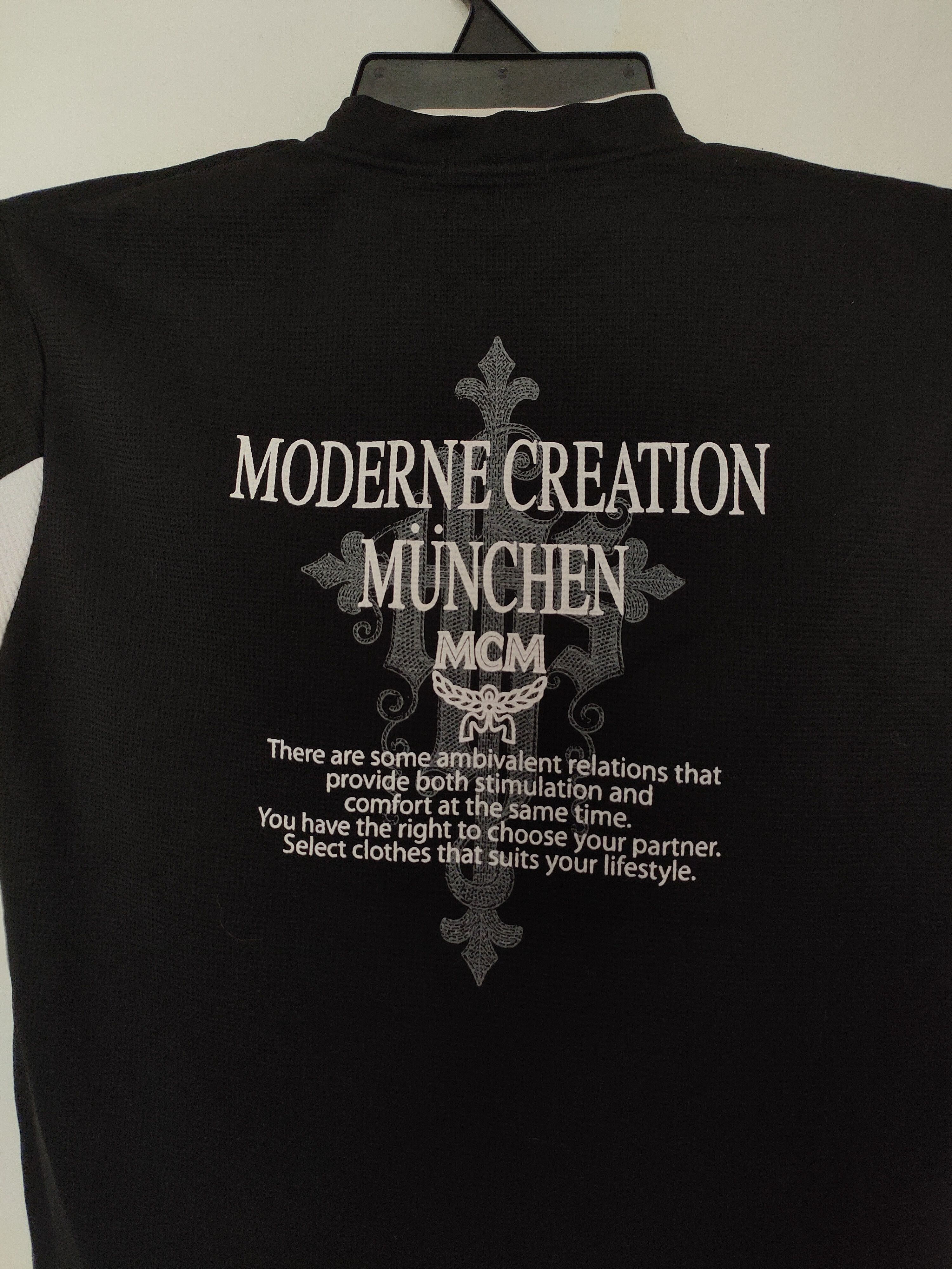 MCM Vintage MCM Moderne Creation Munchen Polo shirt Size US L / EU 52-54 / 3 - 3 Thumbnail