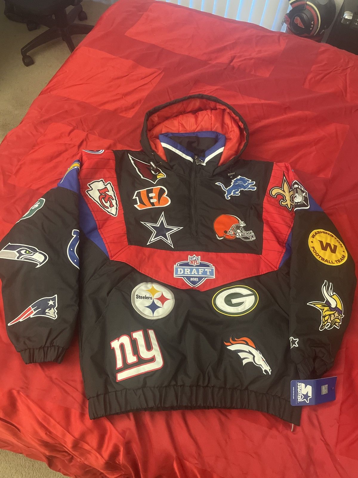 NFL, Kid Cudi collaborate on Starter pullover jacket