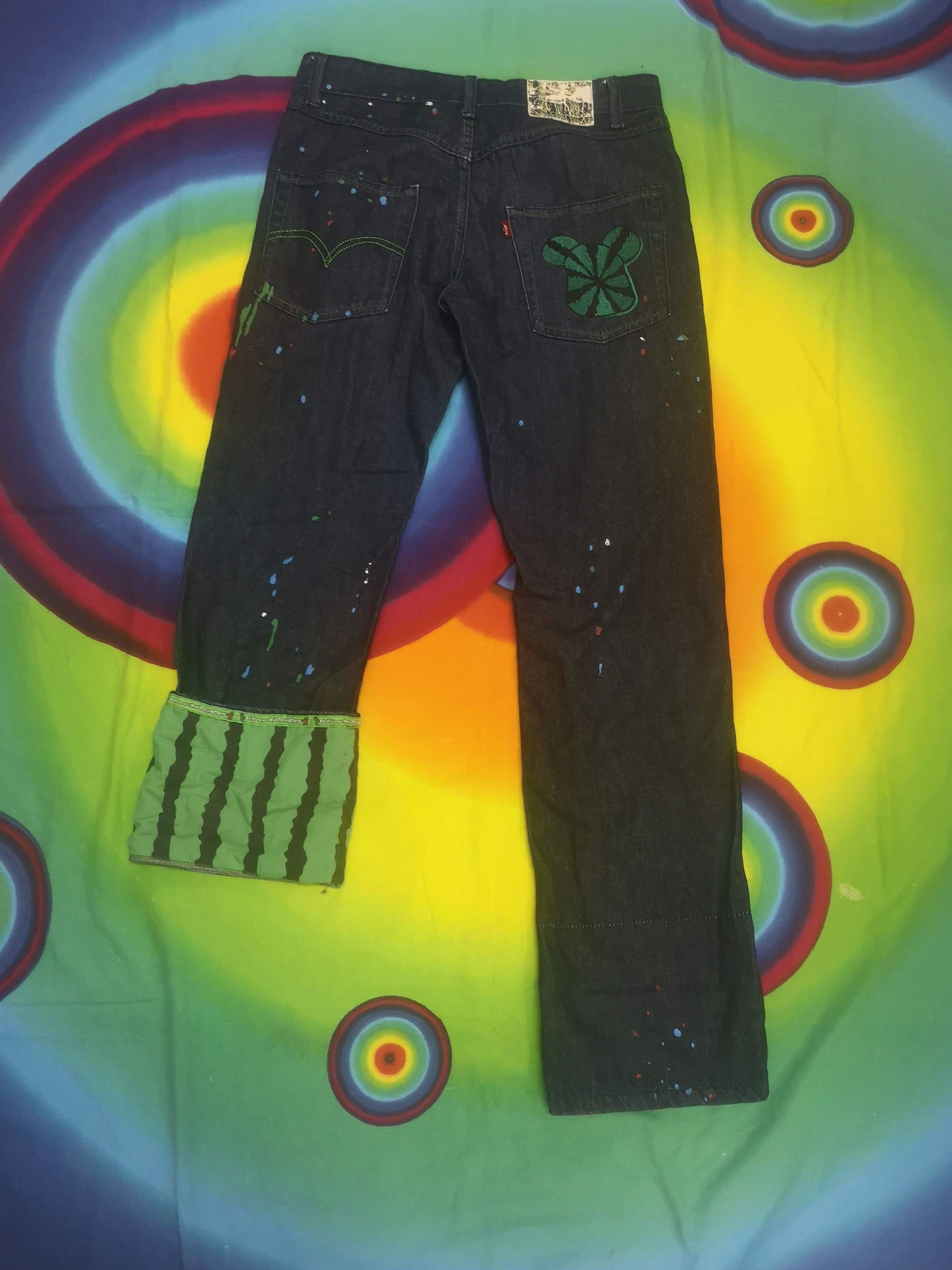 CLOT × Levi's × Medicom Toy Levi's Clot Bearbrick painters jeans Size US 32 / EU 48 - 5 Thumbnail