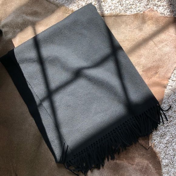 Vince VINCE Cashmere Blanket Fringe Scarf Grailed