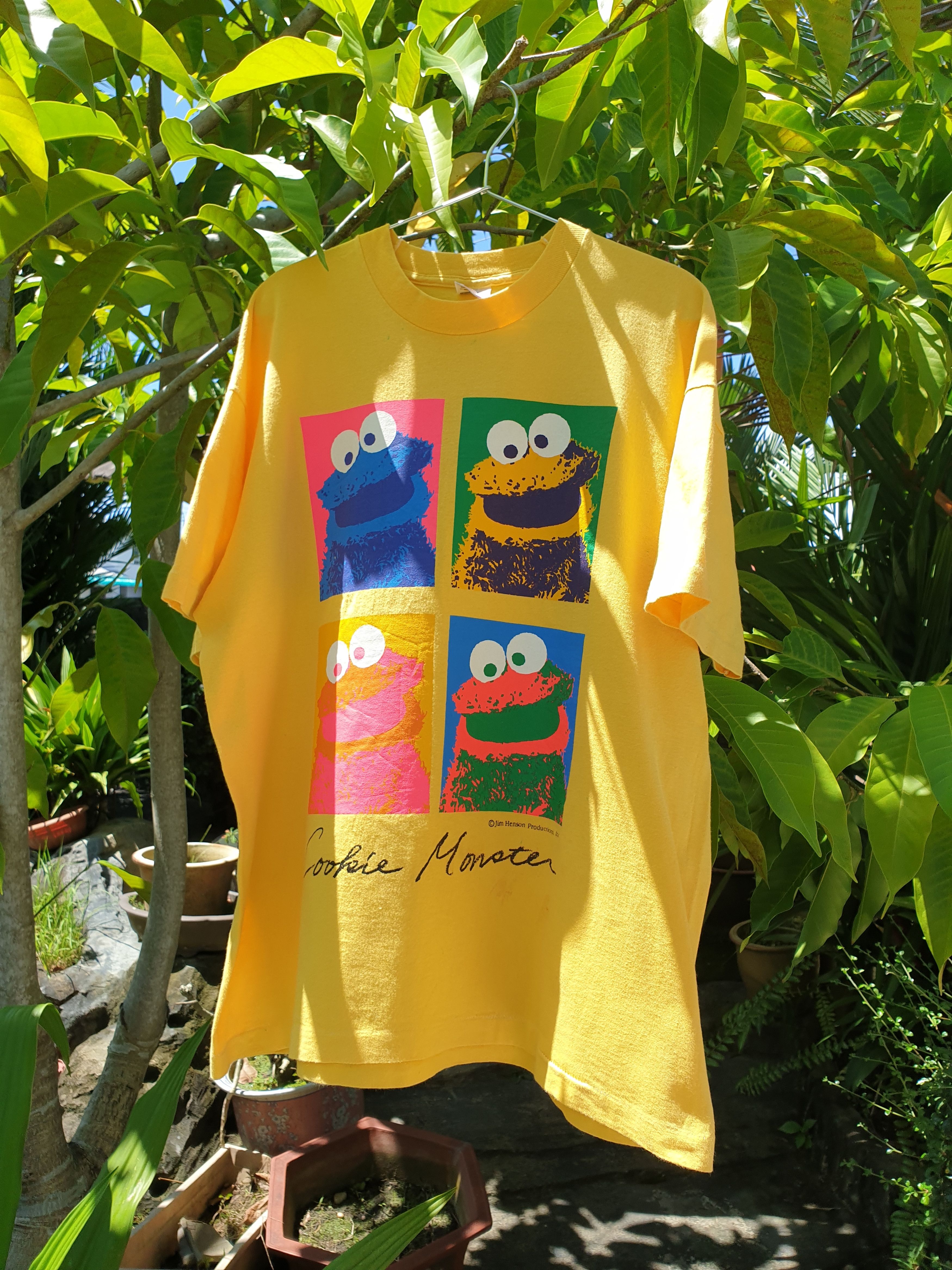 Vintage Vintage Sesame Street Cookie Monster Andy Warhol style tee Size US XL / EU 56 / 4 - 2 Thumbnail