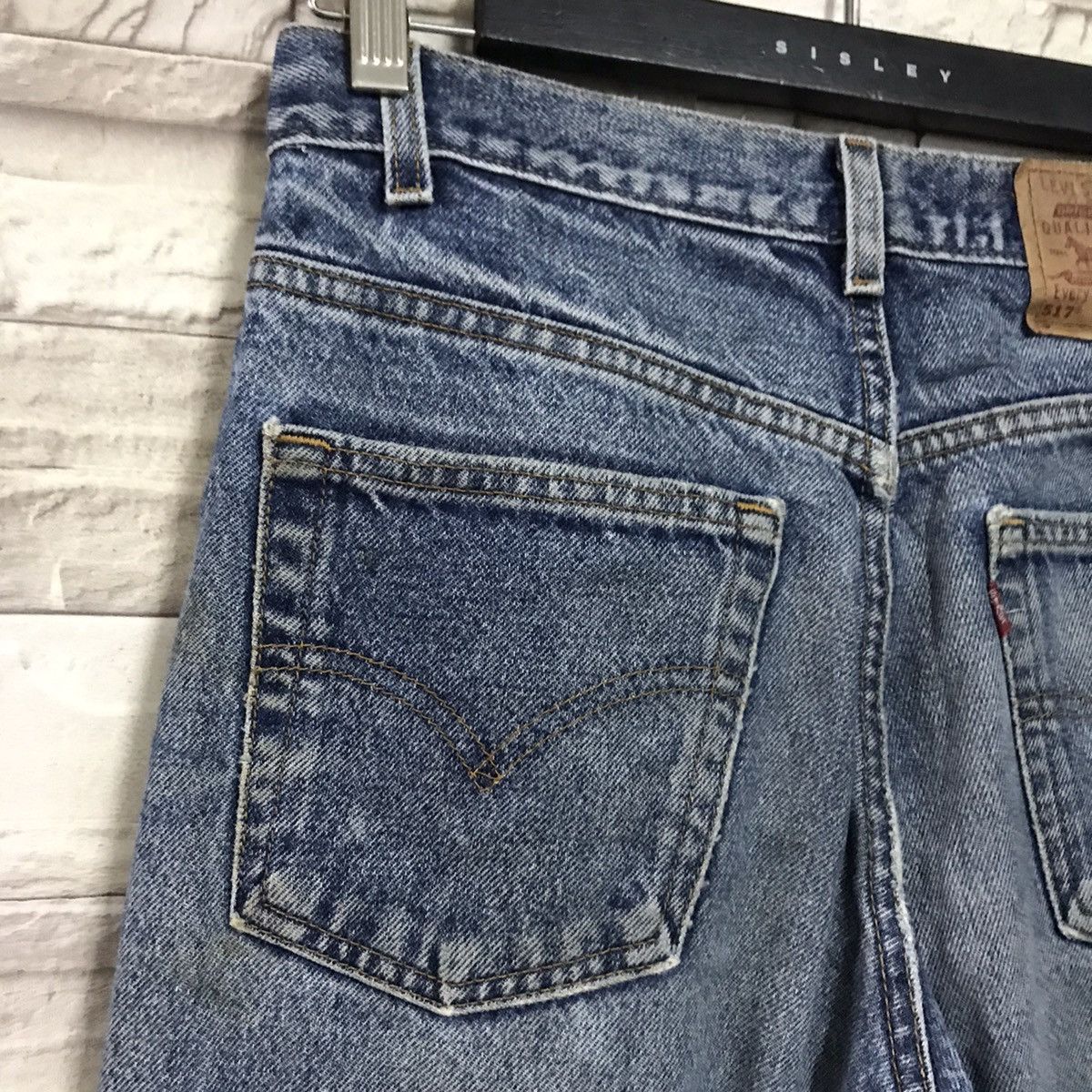Levi's Vintage 90s Levis 517 Flare Jeans Hedi Slimane Size US 31 - 11 Thumbnail