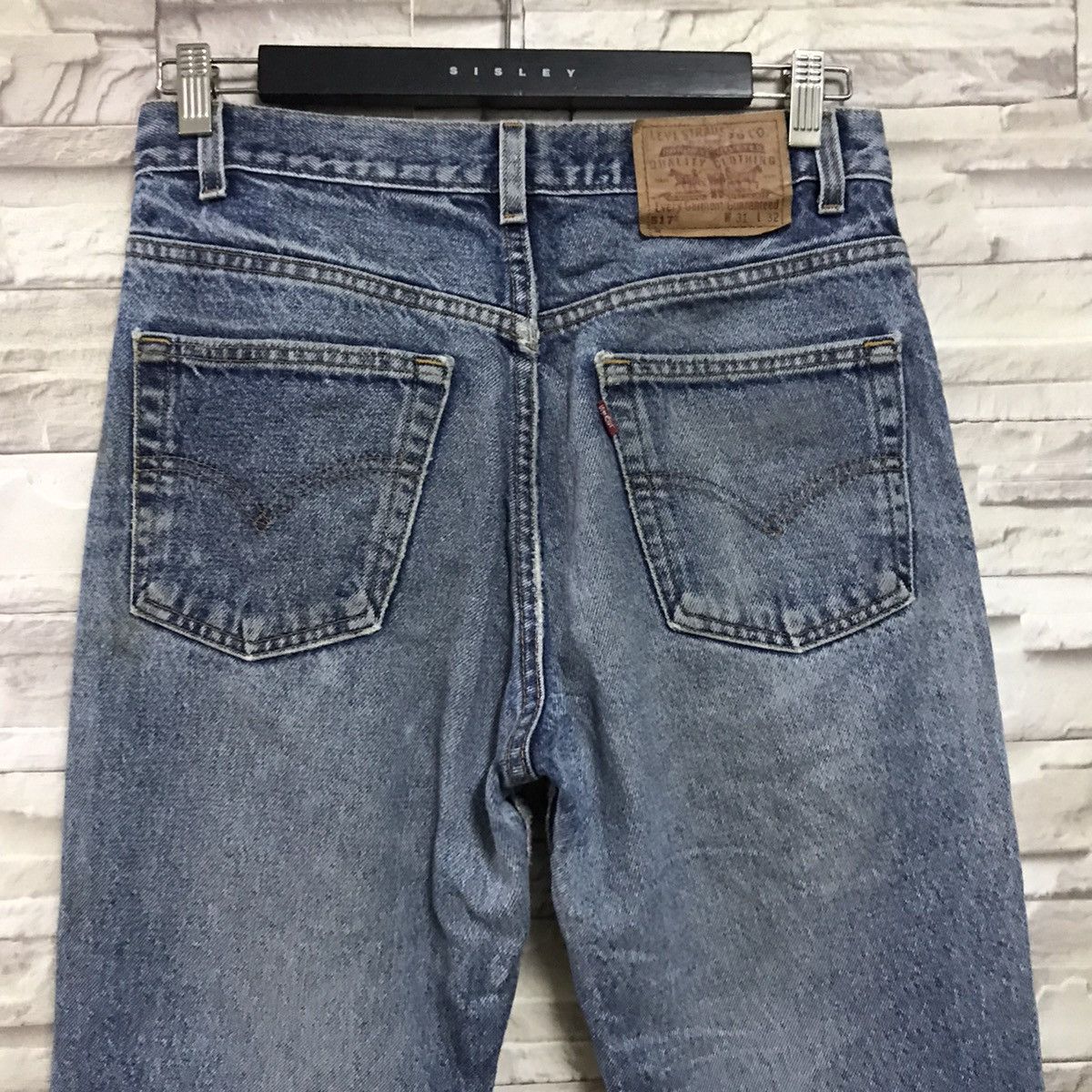Levi's Vintage 90s Levis 517 Flare Jeans Hedi Slimane Size US 31 - 10 Thumbnail