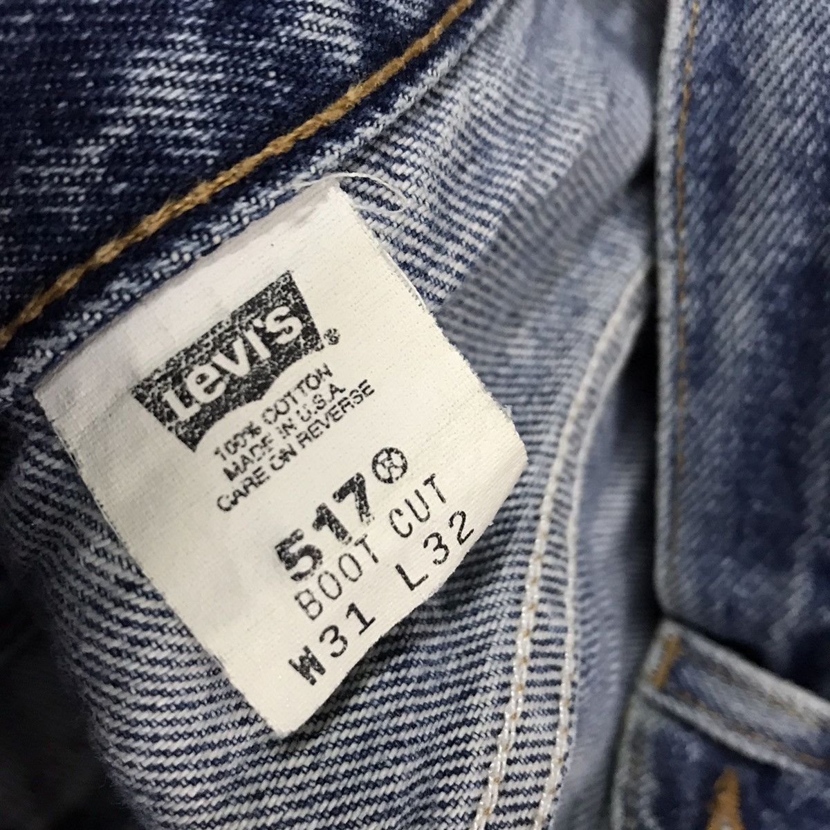 Levi's Vintage 90s Levis 517 Flare Jeans Hedi Slimane Size US 31 - 23 Thumbnail