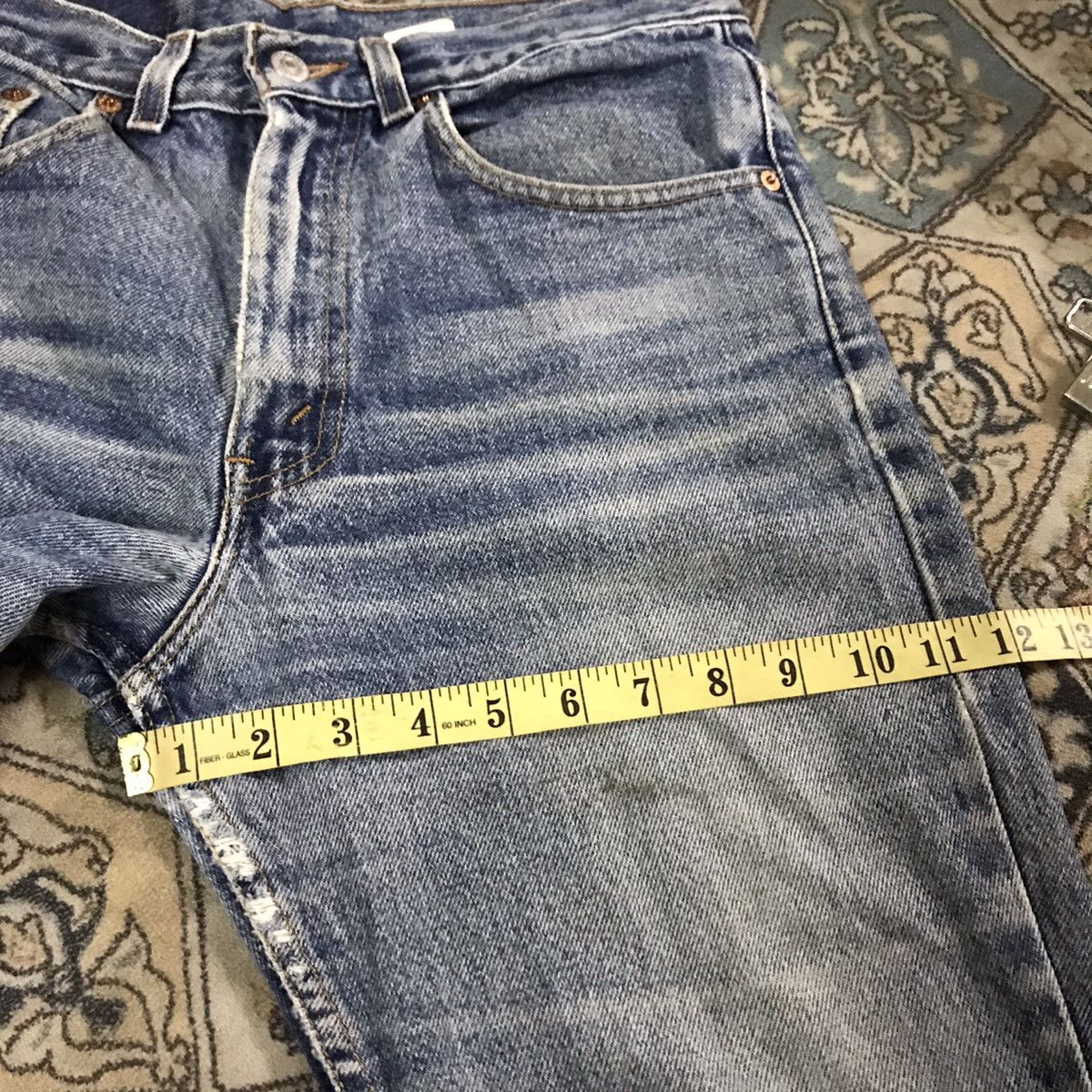 Levi's Vintage 90s Levis 517 Flare Jeans Hedi Slimane Size US 31 - 19 Thumbnail