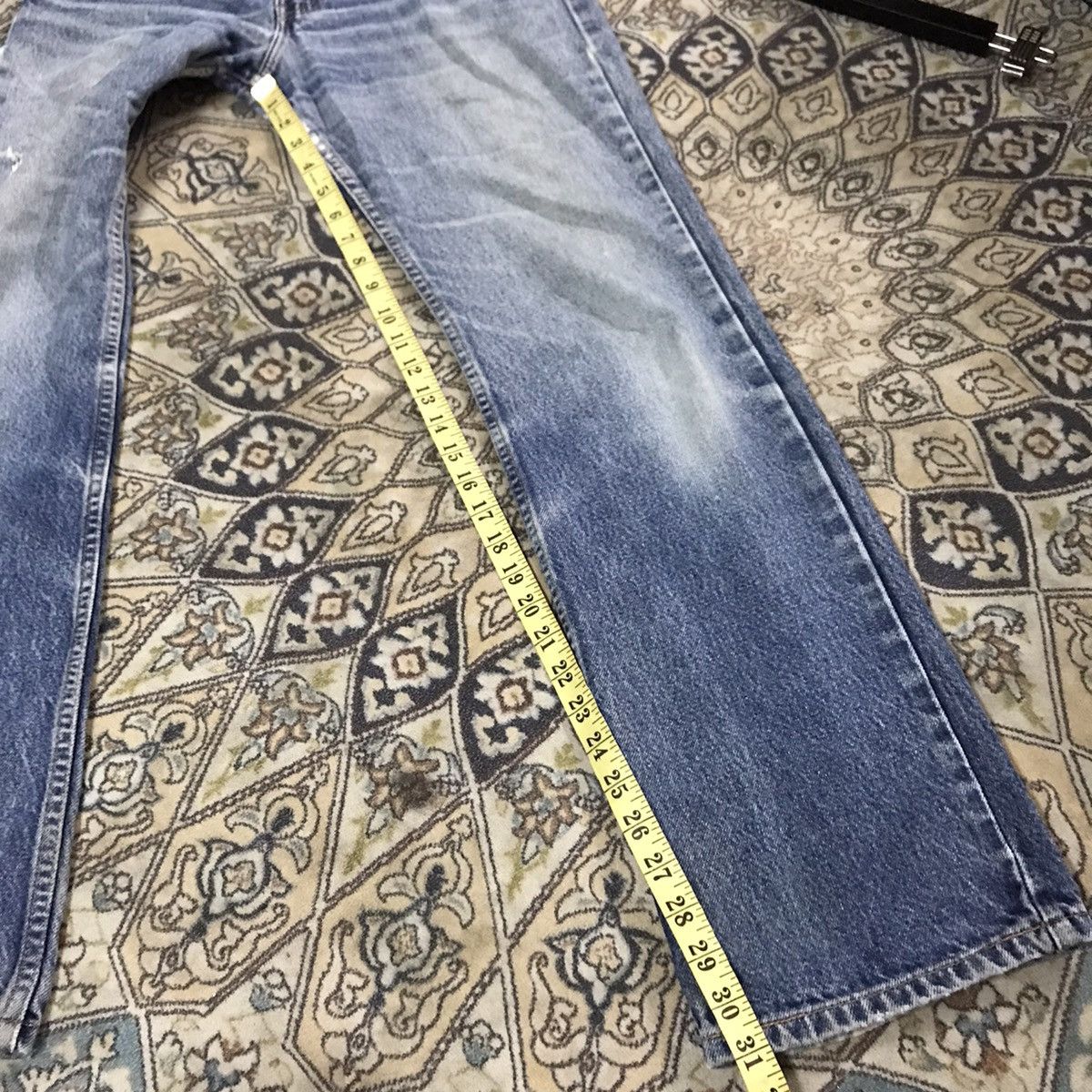 Levi's Vintage 90s Levis 517 Flare Jeans Hedi Slimane Size US 31 - 18 Thumbnail