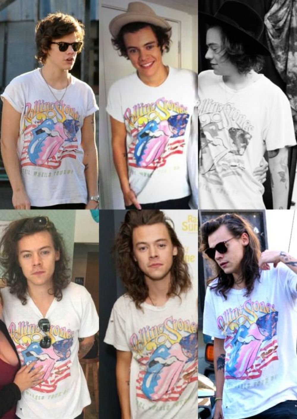 Band Tees × The Rolling Stones FREE SHIPPING!! - Steel Wheels Tour Tee - Harry Styles Size US S / EU 44-46 / 1 - 4 Thumbnail