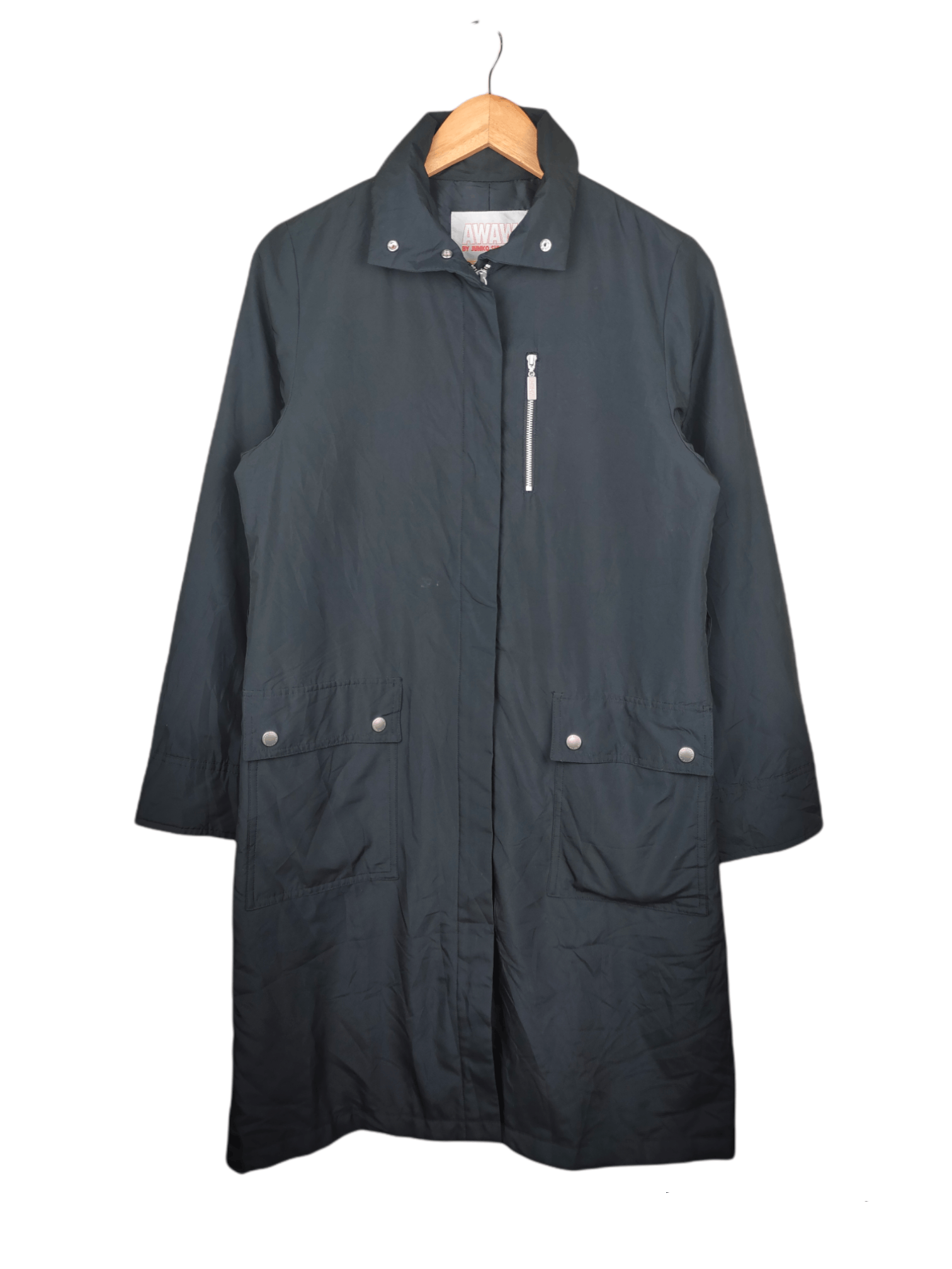 Japanese Brand AWAW by Junko Shimada Long Trench Coat Jacket Size US M / EU 48-50 / 2 - 1 Thumbnail