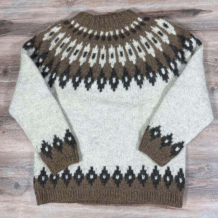 Vintage Vintage Hand Knit Jacquard FAIR ISLE FishermanSweater | Grailed