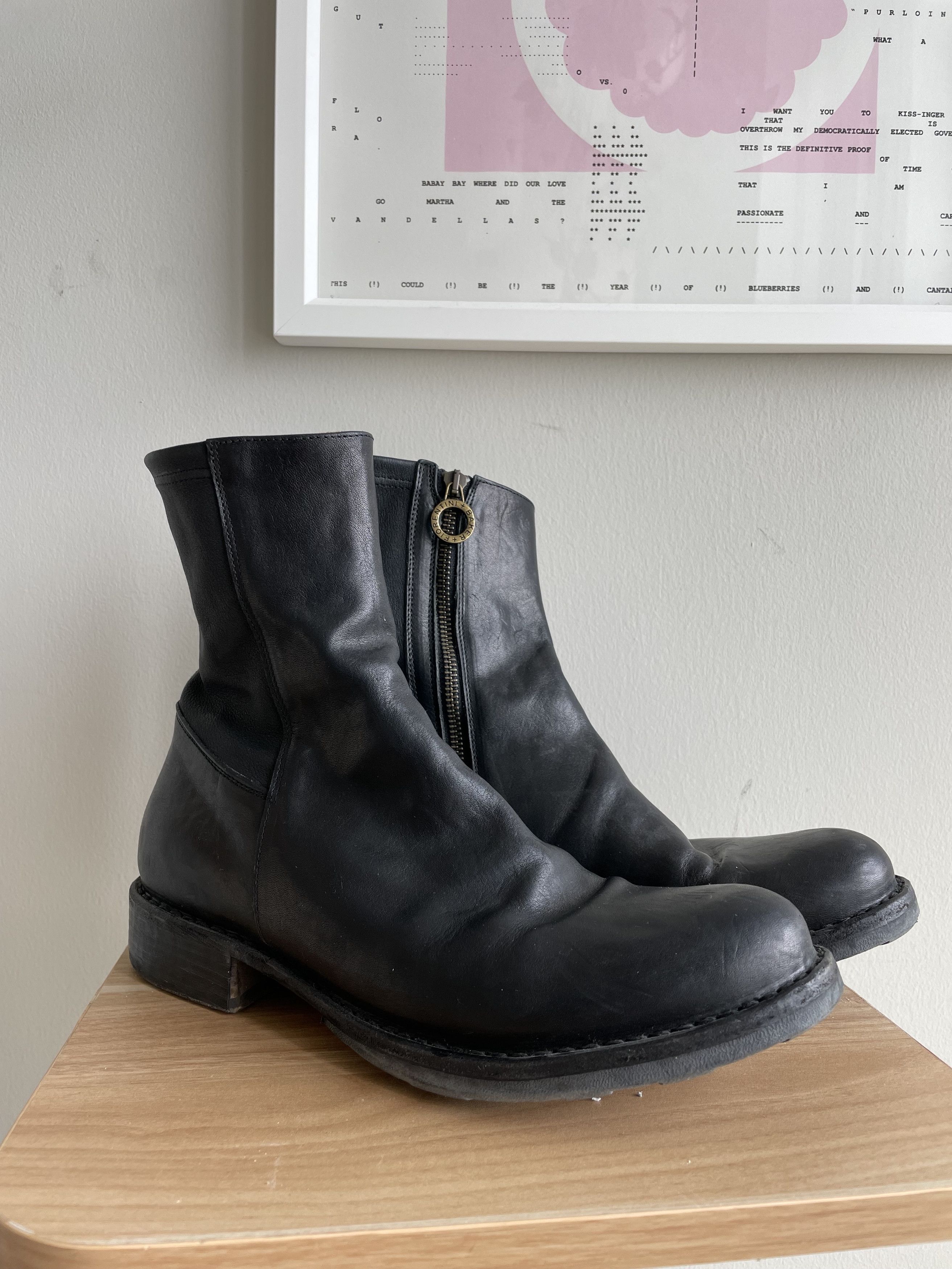 Fiorentini+Baker suede zip boots guidi Fiorentini + Baker