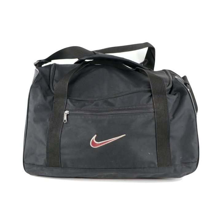 Nike Vintage 90s Nike Big Swoosh Logo Gym Duffel Bag Carry On Grailed