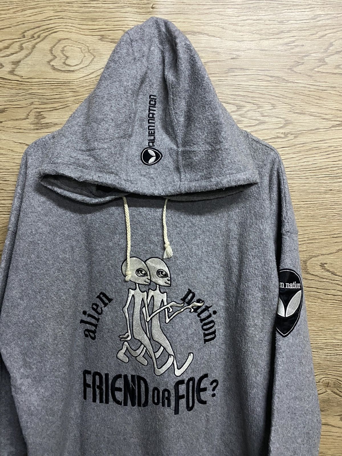 Alien Workshop × Vintage 🔥DHL SHIPPING🔥ALIEN NATION EMBROIDERY LOGOS HOODIE Size US L / EU 52-54 / 3 - 3 Thumbnail