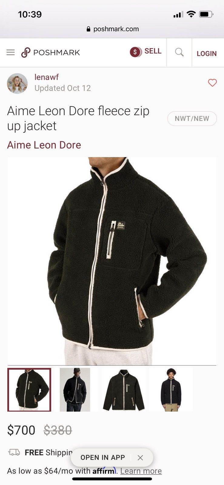 Aime Leon Dore Fleece Jacket Grailed