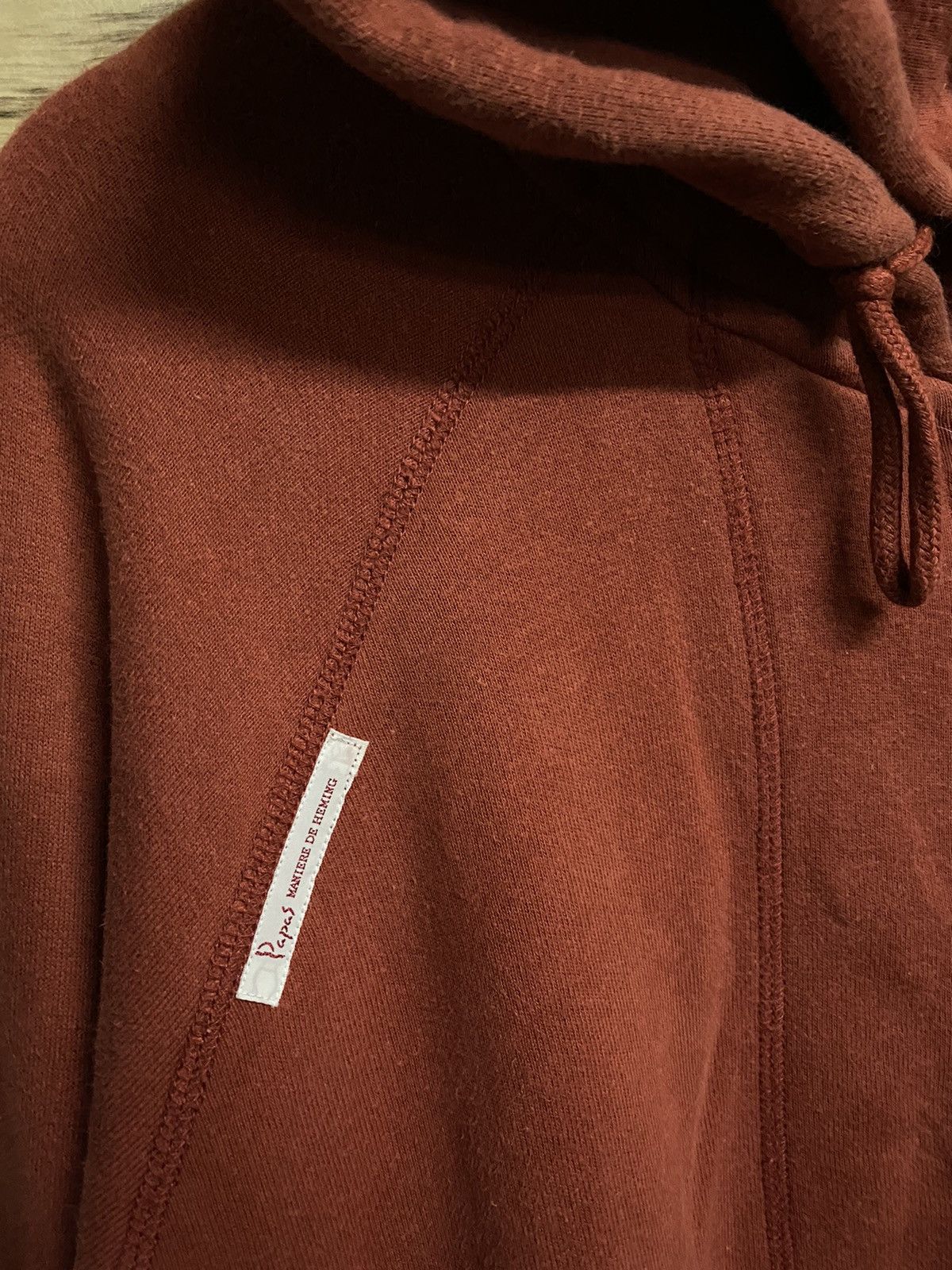 Mademoiselle Non Non × Vintage 🔥DHL SHIPPING🔥PAPAS MANIERE DE HEMING HOODIE Size US L / EU 52-54 / 3 - 5 Thumbnail