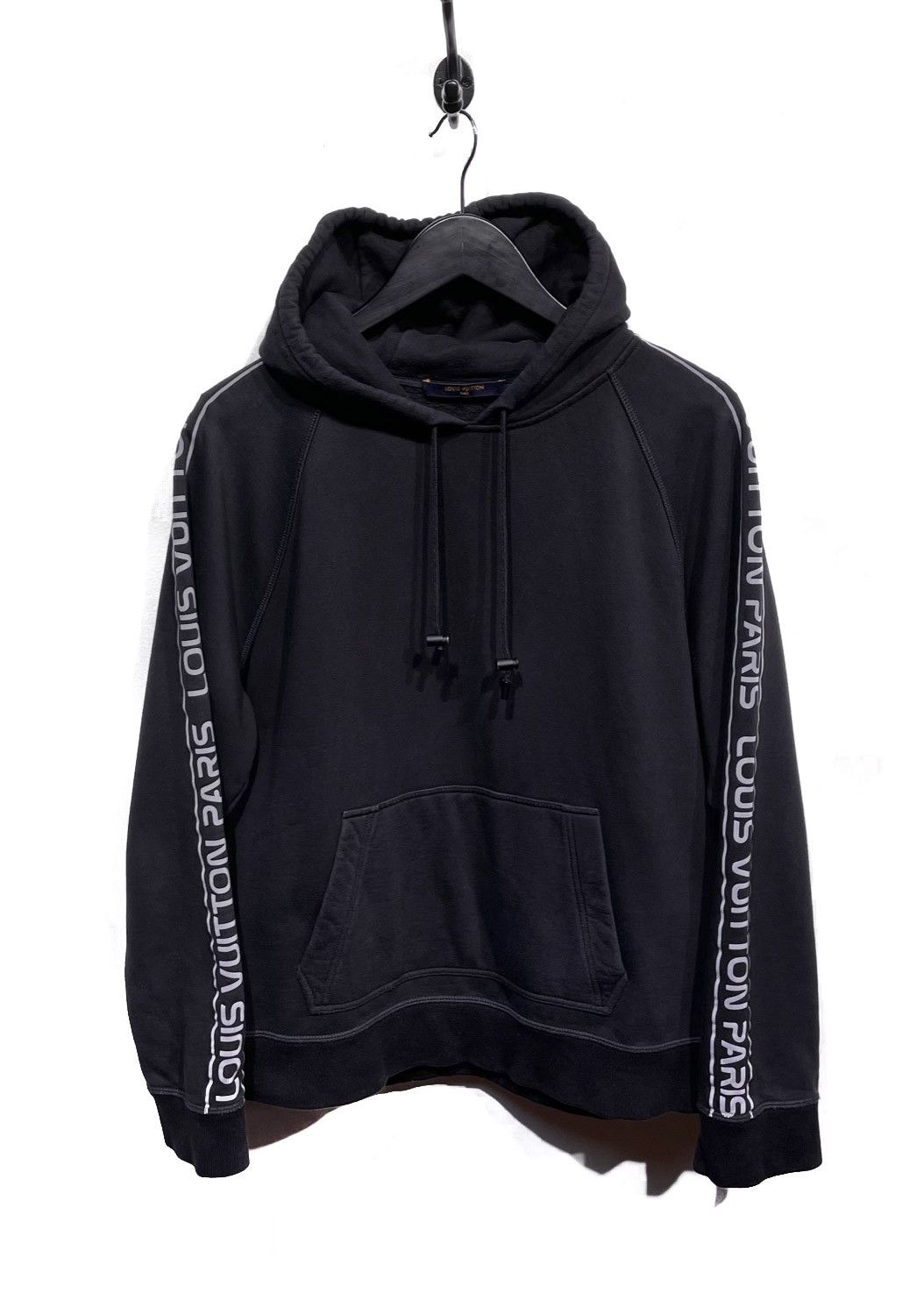 Louis Vuitton Reflective Sleeves Gravity Hoodie in Black for Men