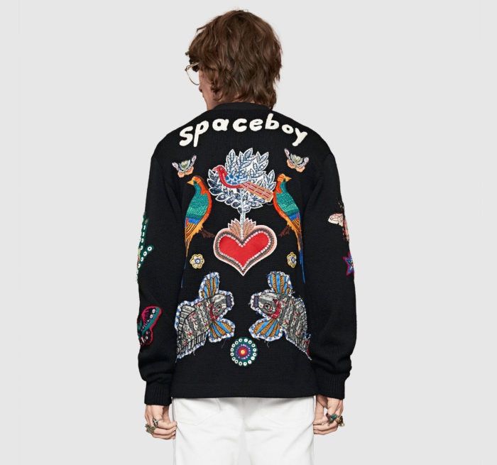 Gucci Gucci FW 16 Wool Spaceboy Cardigan Size US XL / EU 56 / 4 - 7 Thumbnail