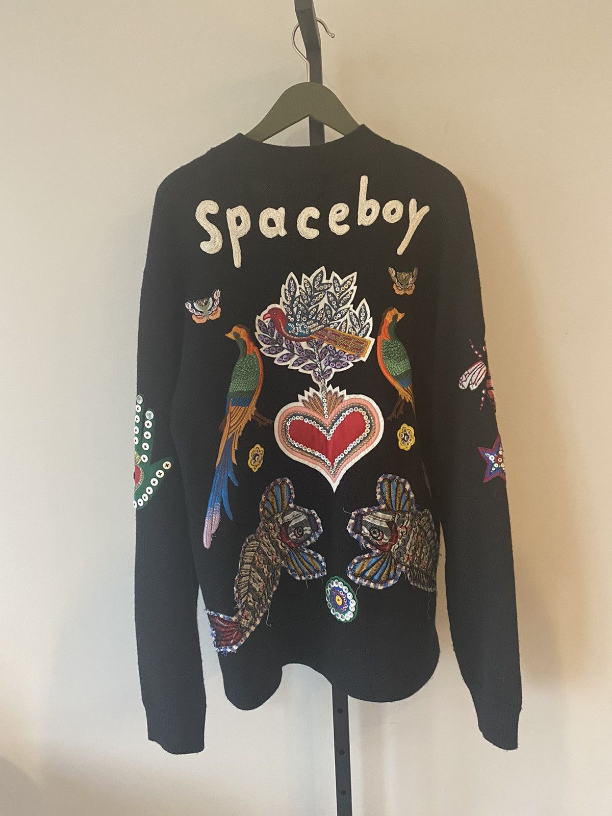 Gucci Gucci FW 16 Wool Spaceboy Cardigan Size US XL / EU 56 / 4 - 1 Thumbnail