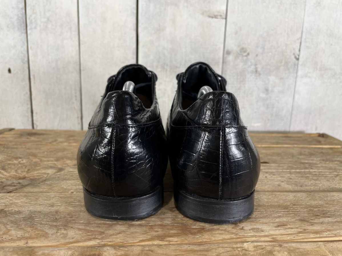 Just Cavalli × Roberto Cavalli Just Cavalli Roberto Cavalli Croc Pattern Leather Shoes Size US 8 / EU 41 - 4 Thumbnail