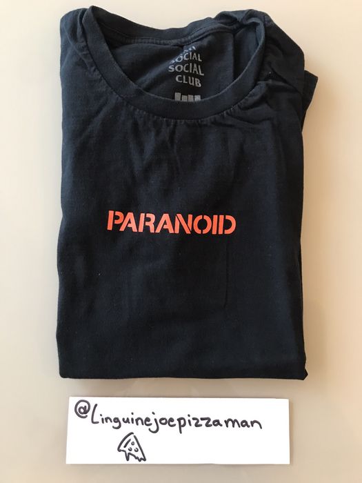 Paranoid anti social outlet social club shirt