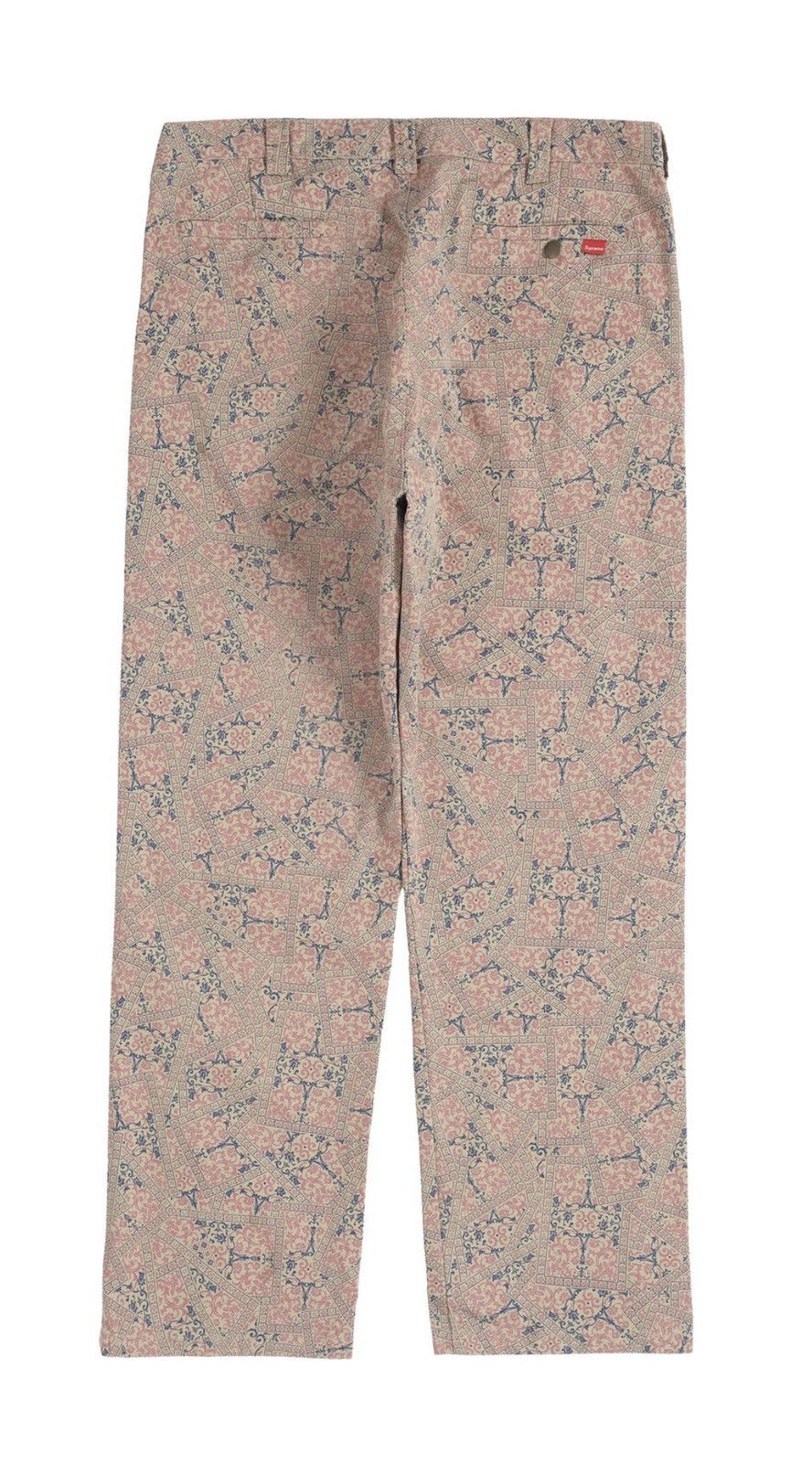 Supreme Supreme Work Pant Floral Cards Sz: 30 | Grailed