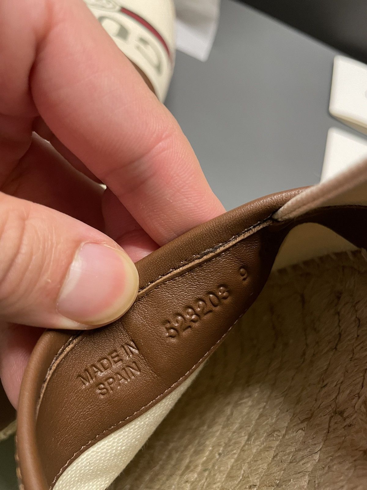 Gucci Limited Edition Runway Gucci Logo Leather Espadrilles Sheos Size US 9.5 / EU 42-43 - 16 Thumbnail