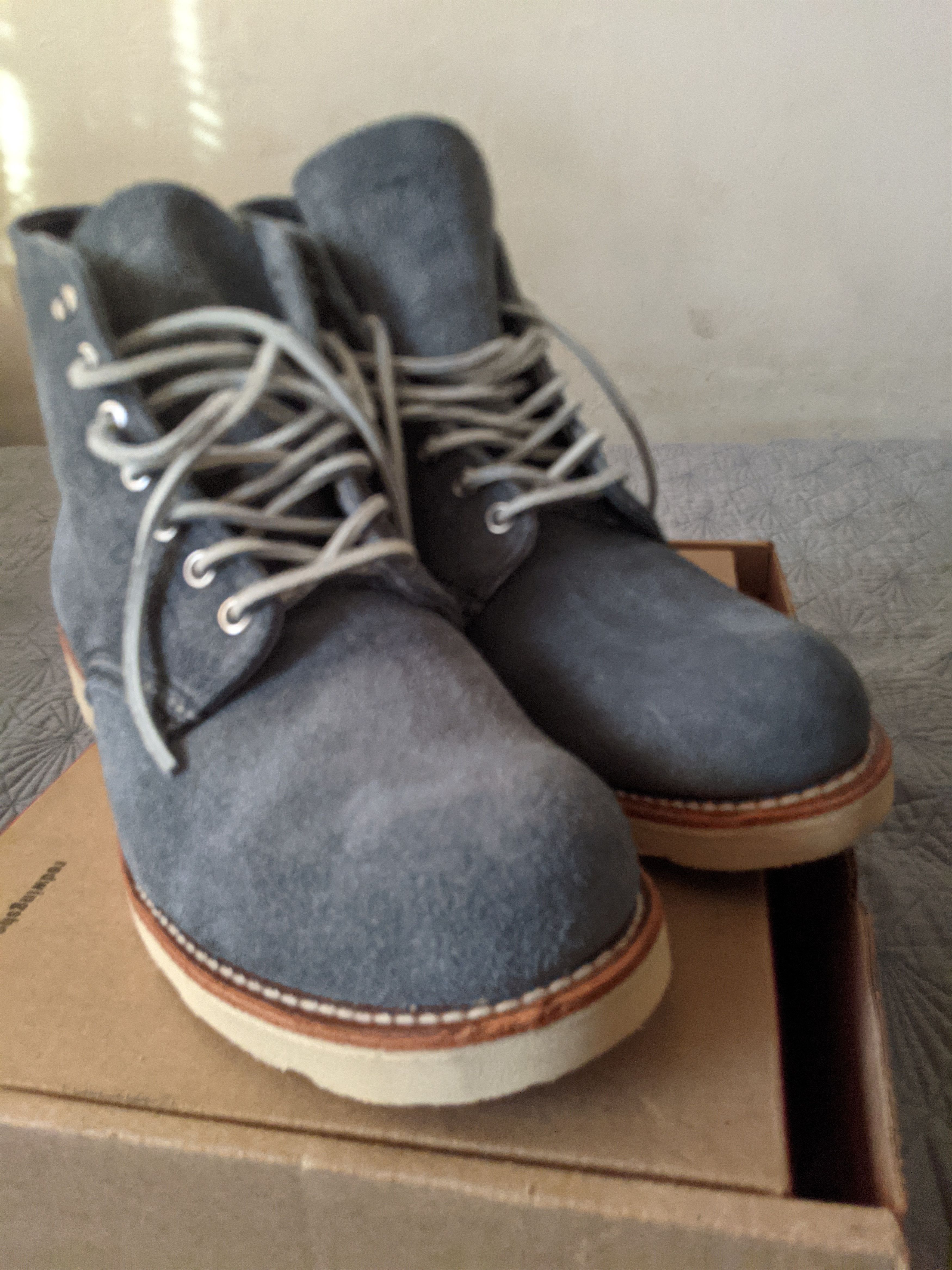 Red Wing Slate Blue Red Wing 8144 Round Toe Boots | Grailed
