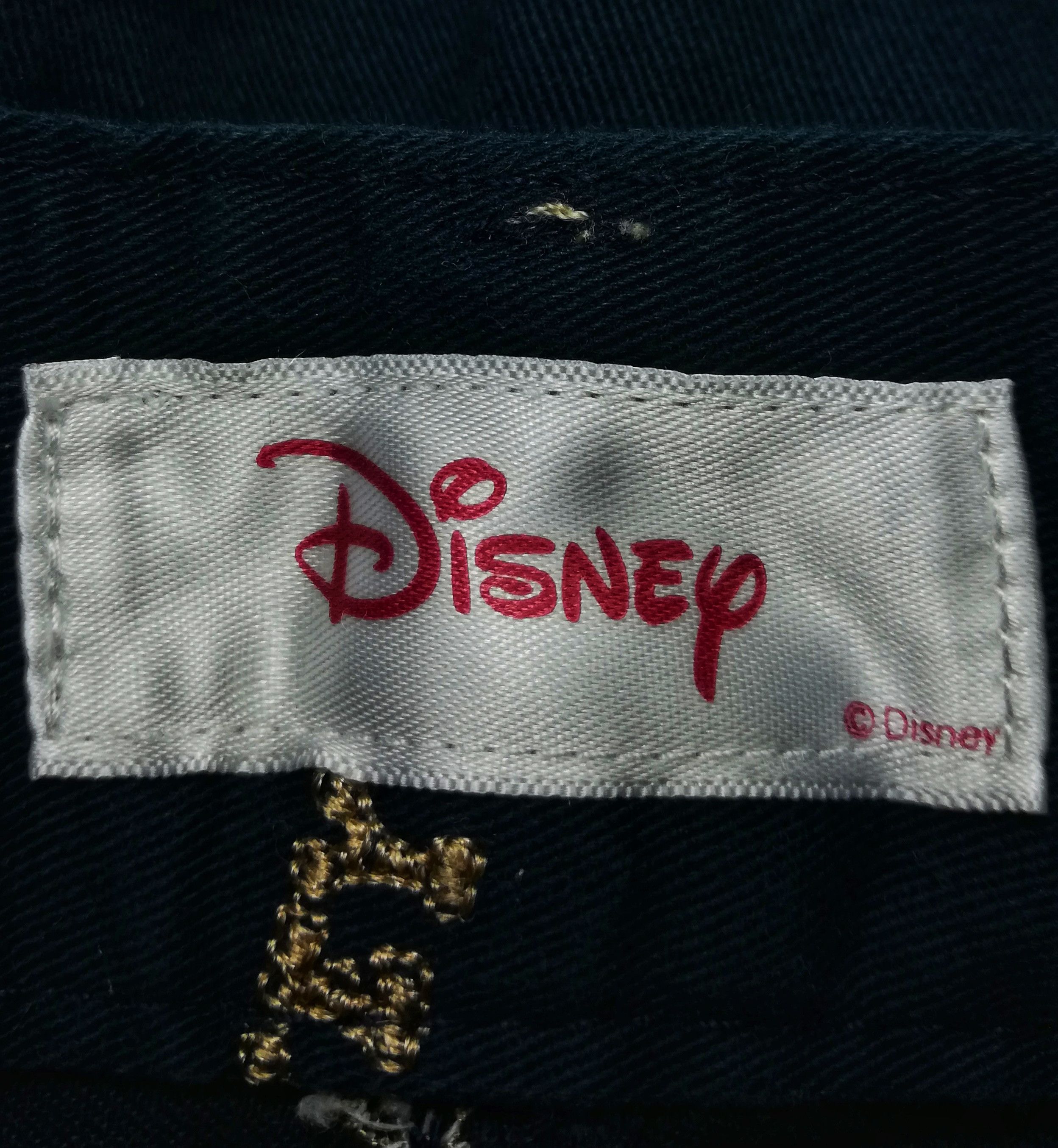 Disney × Mickey Mouse 🔥Disney Slim Fit Mickey Embroidered Casual Pants Cotton🔥 Size US 28 / EU 44 - 10 Thumbnail