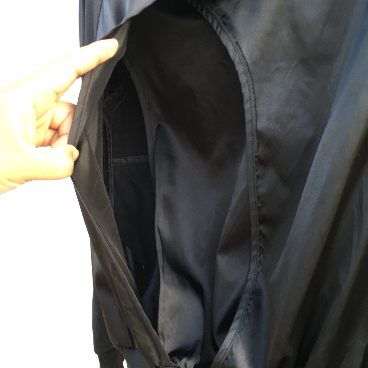 Adidas × Y-3 × Yohji Yamamoto Yohji Yamamoto Y-3 Bomber Open Back Asymmetric Jacket Size US S / EU 44-46 / 1 - 6 Thumbnail