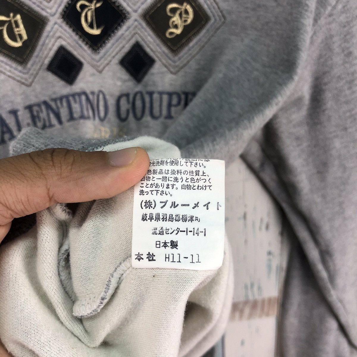 Valentino × Vintage Vintage 90s Vintage Valentino Coupeau sweatshirt Size US M / EU 48-50 / 2 - 8 Thumbnail