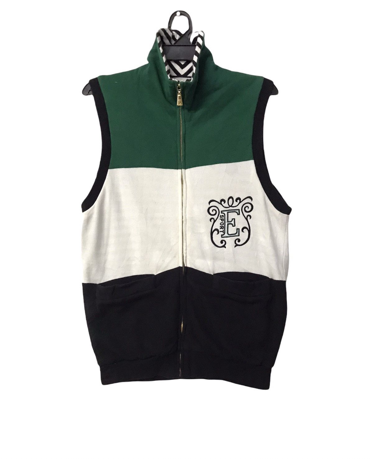 Escada Sport Embroidered Logo Sleeveless Sweatshirt