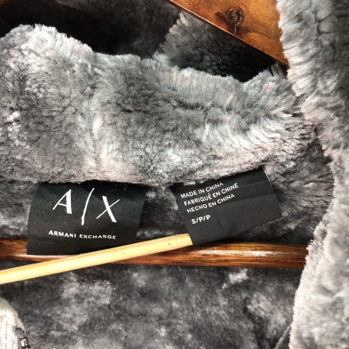 Armani Exchange Armani Exchange Fur Hoodie Size US S / EU 44-46 / 1 - 12 Thumbnail